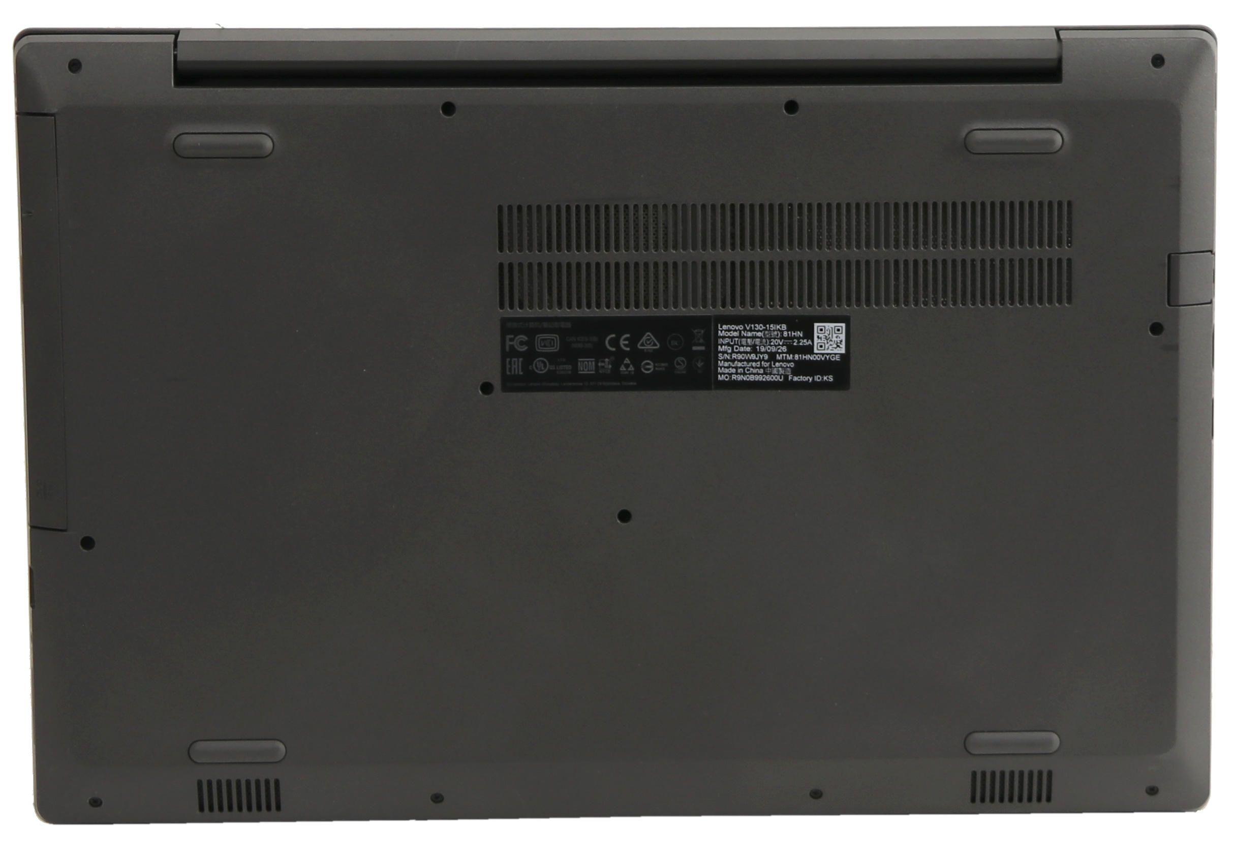 LENOVO Notebook IDEAPAD V130, 39,6 cm (15,6"), Pentium, 8GB, 256GB, Win11Pro, gebraucht LENOVO Notebook IDEAPAD V130, 39,6 cm (15,6"), Pentium, 8GB, 256GB, Win11Pro, gebraucht