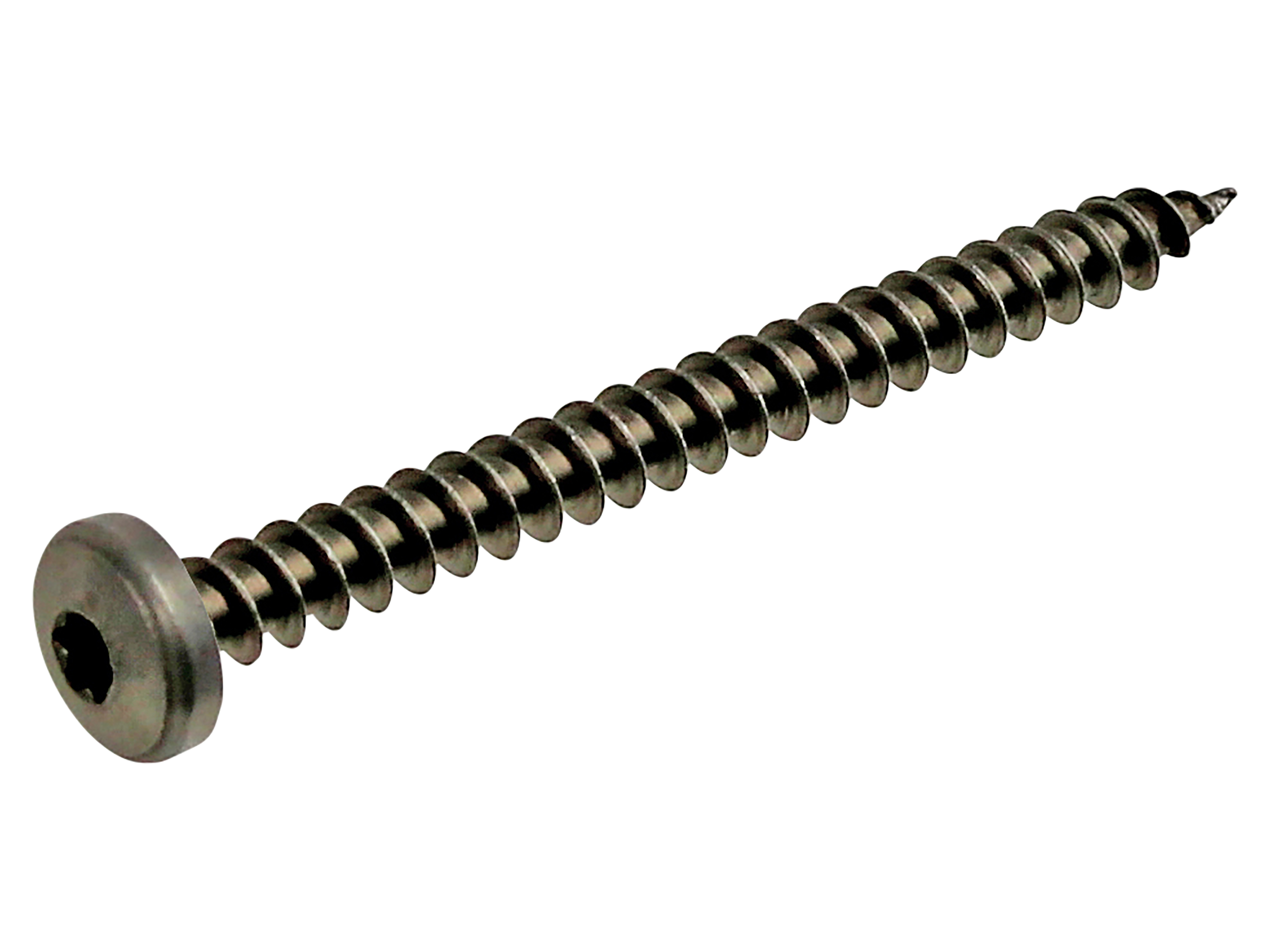 Edelstahl Spanplattenschrauben 6x70, T25, Vollgewinde, 20 Stück