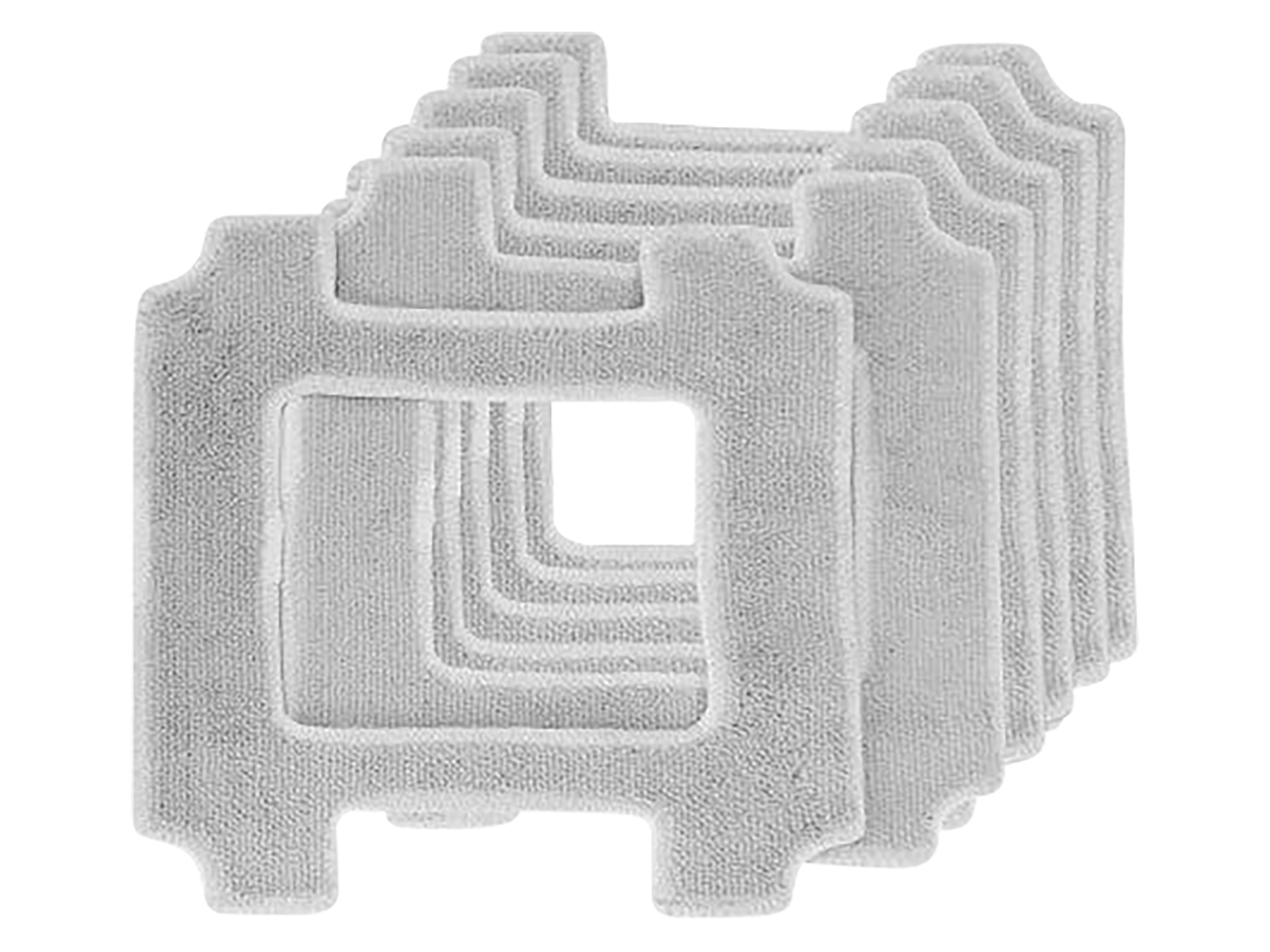 LIFENAXX Ersatz-Tücher für LX047, 6 Stück, Mikrofaser