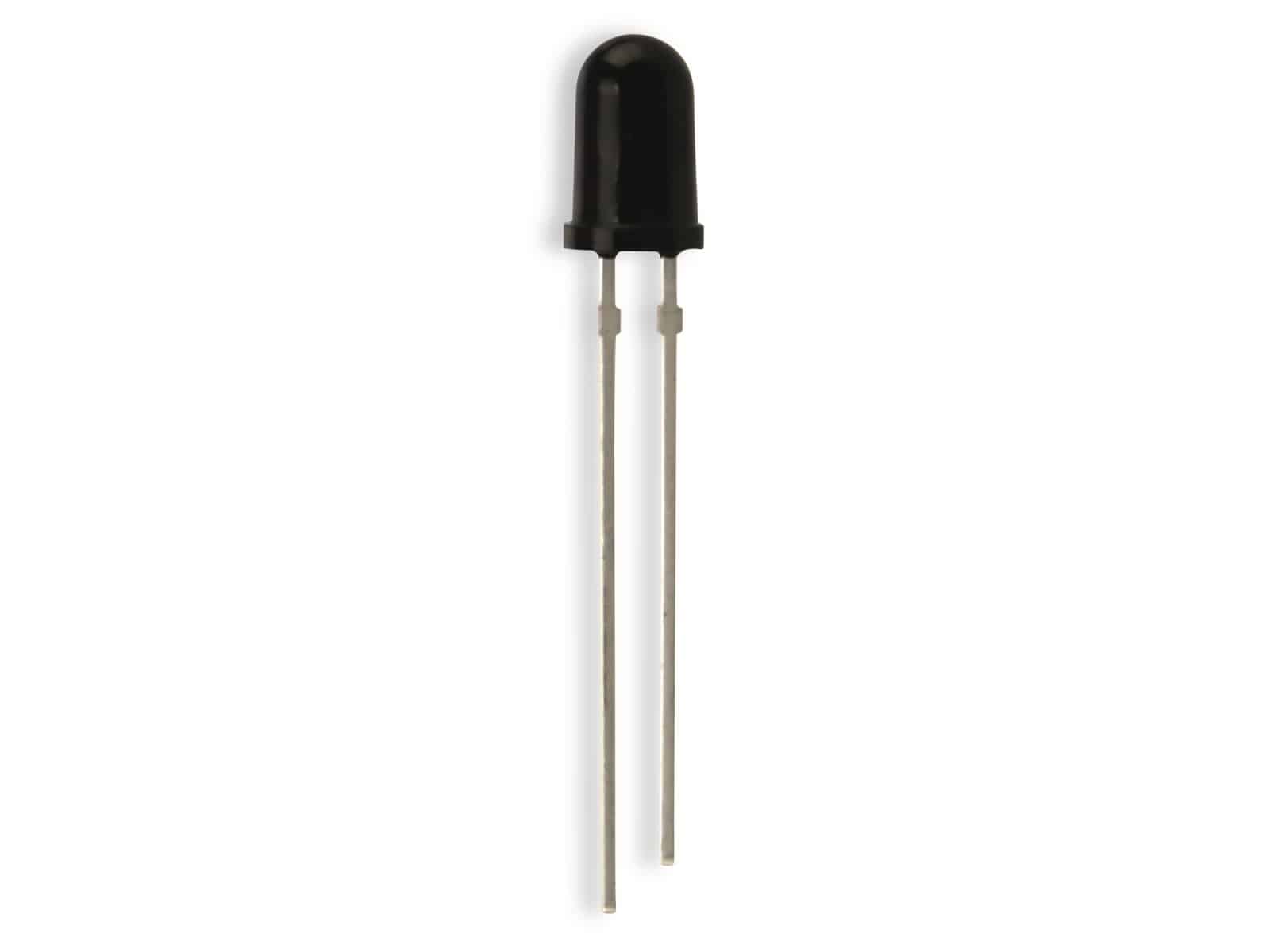 VISHAY Fotodiode, BPV10NF, für Infrarot, Gehäuse T-1 3/4 (5mm, schwarz) VISHAY Fotodiode, BPV10NF, für Infrarot, Gehäuse T-1 3/4 (5mm, schwarz)