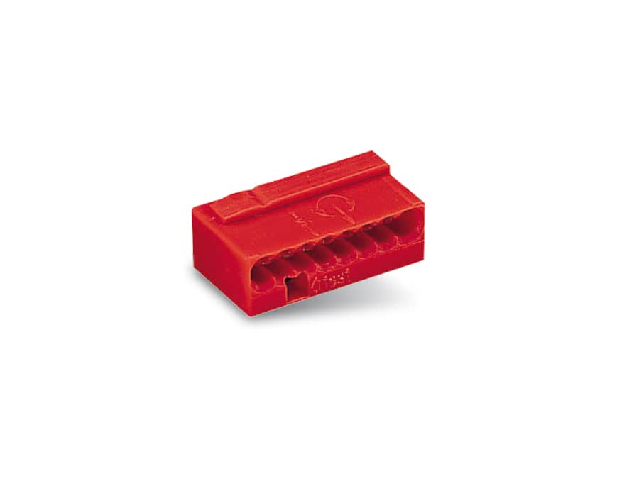 WAGO Micro-Steckklemmen 243-808, 8-polig, rot