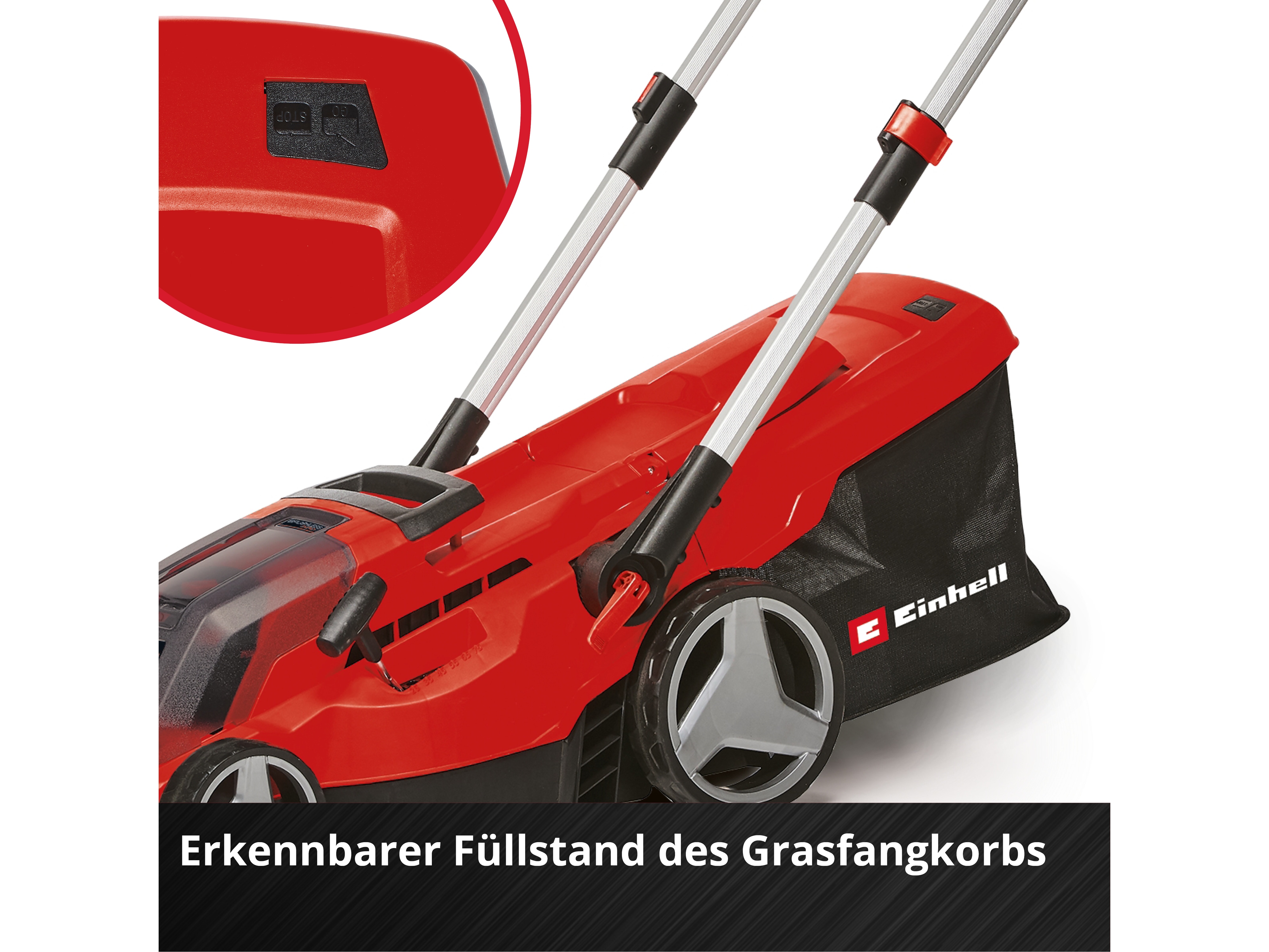 EINHELL PROFESSIONAL Akku-Rasenmäher GP-CM 36/450, 2x4 Ah Akkus + Twin-Ladegerät