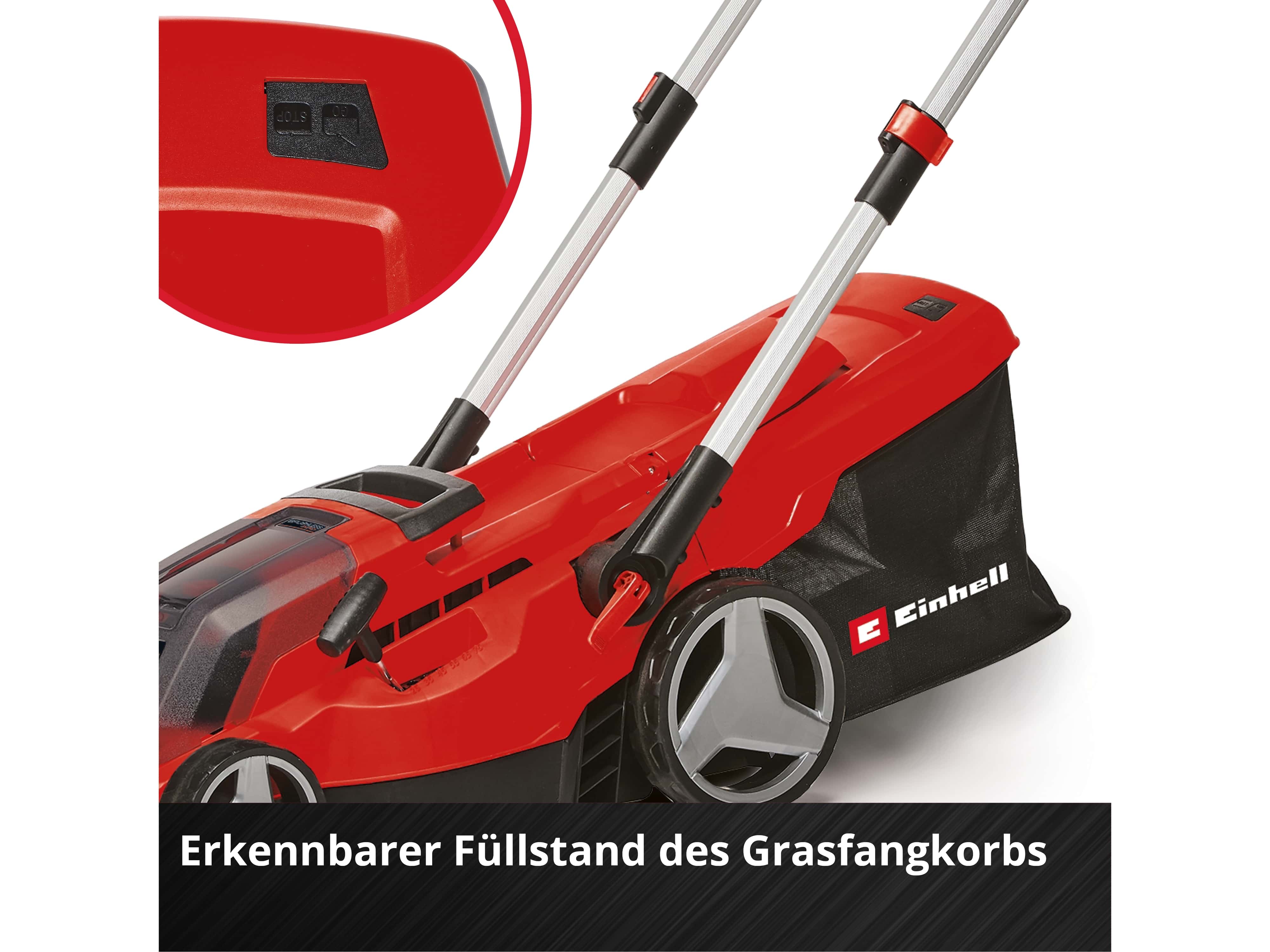 EINHELL PROFESSIONAL Akku-Rasenmäher GP-CM 36/450, 2x4 Ah Akkus + Twin-Ladegerät EINHELL PROFESSIONAL Akku-Rasenmäher GP-CM 36/450, 2x4 Ah Akkus + Twin-Ladegerät