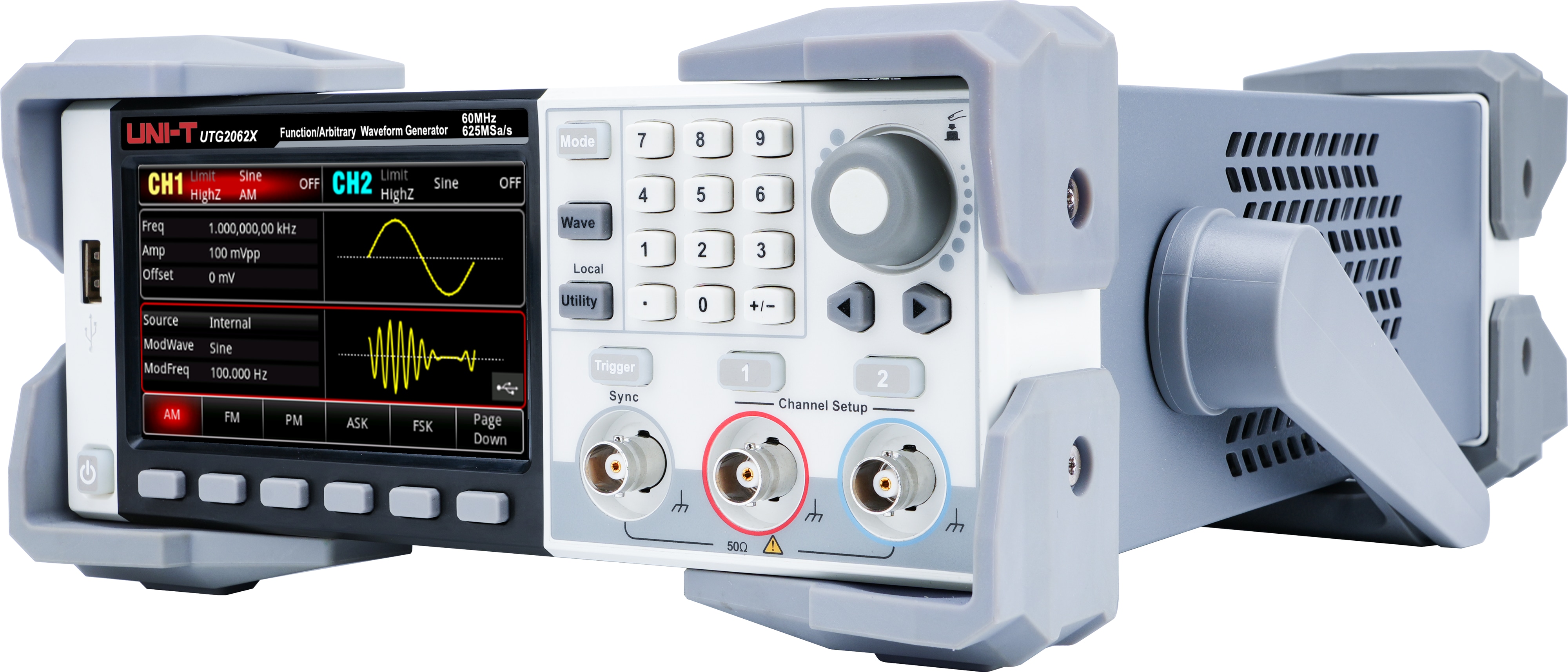 UNI-T Funktionsgenerator, UTG2062X, 60 MHz, 2 Kanal