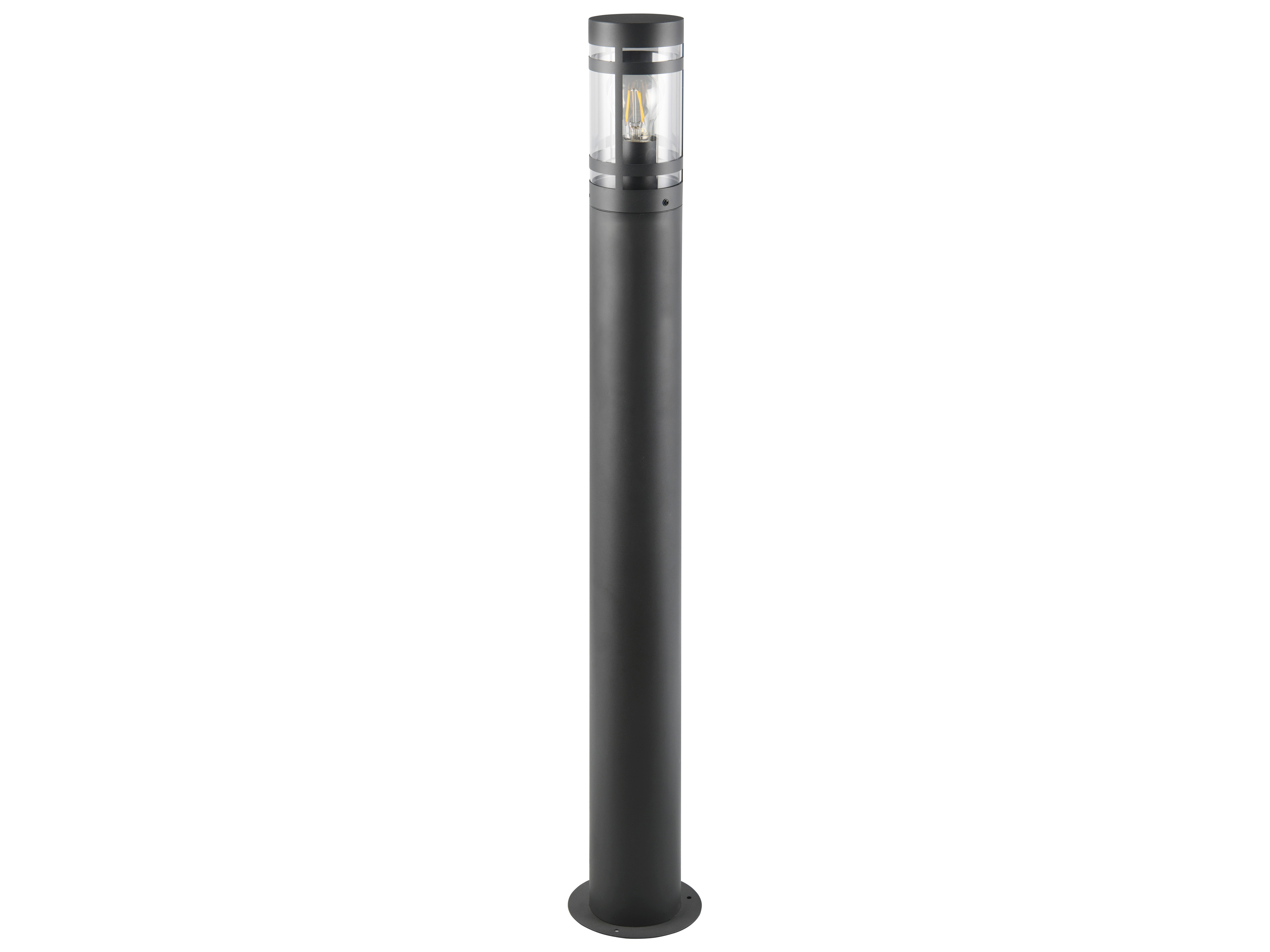 REALITY Wegleuchte PALOMA R41716142, E27, IP44, ohne LM, schwarz, 100 cm REALITY Wegleuchte PALOMA R41716142, E27, 28W, IP44, o. LM, schwarz, 100 cm