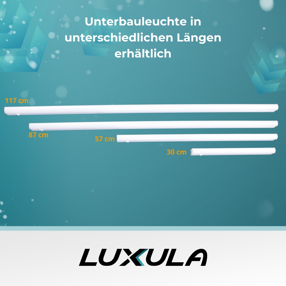 LUXULA LED-Unterbauleuchte, EEK: G, 16W, 1440lm, 4500K, 117cm