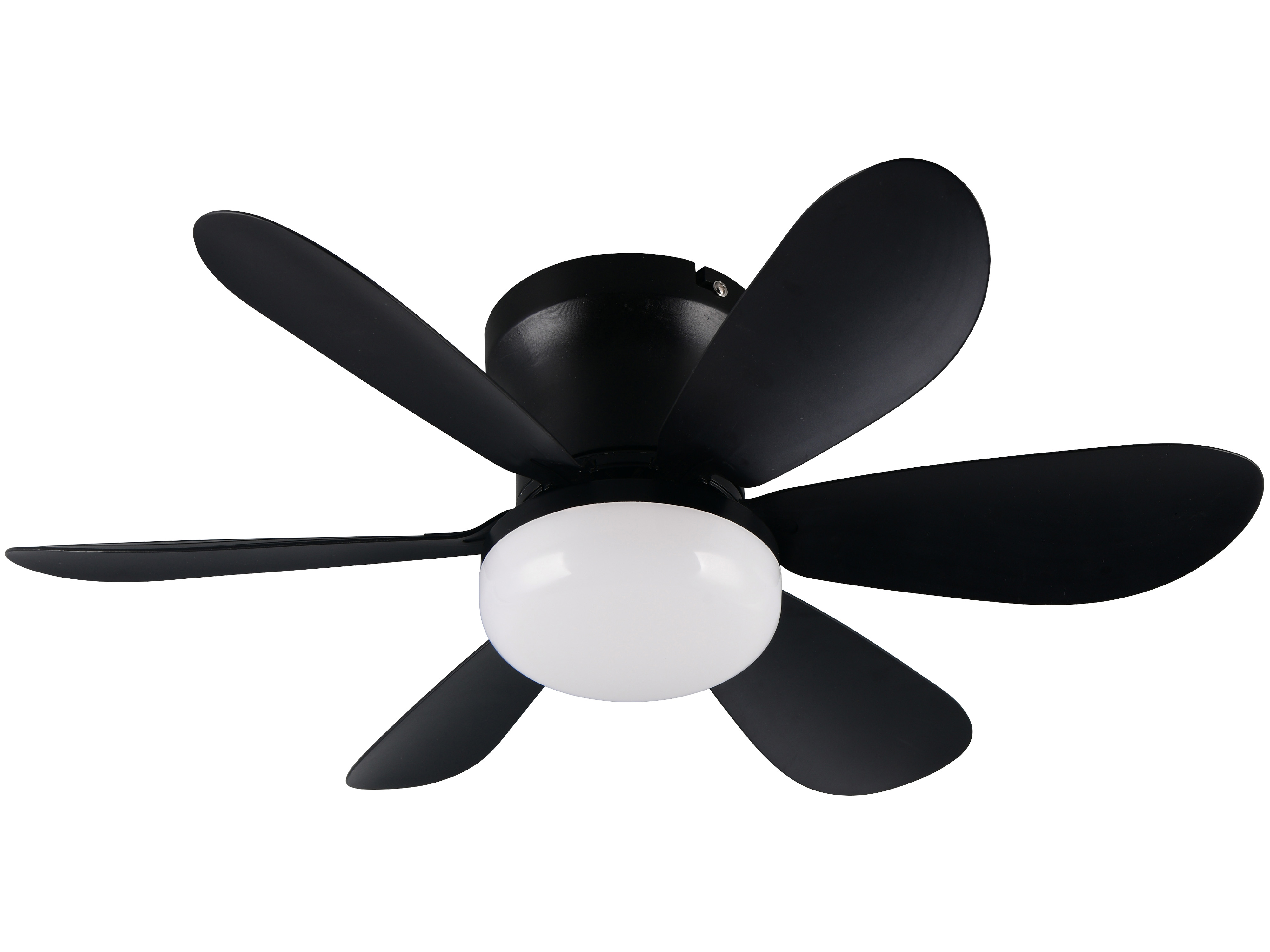 REALITY LED-Deckenleuchte mit Ventilator Lund R67462132, 20W, 2700... 6500K, 850lm, CCT, IP20, schwarz