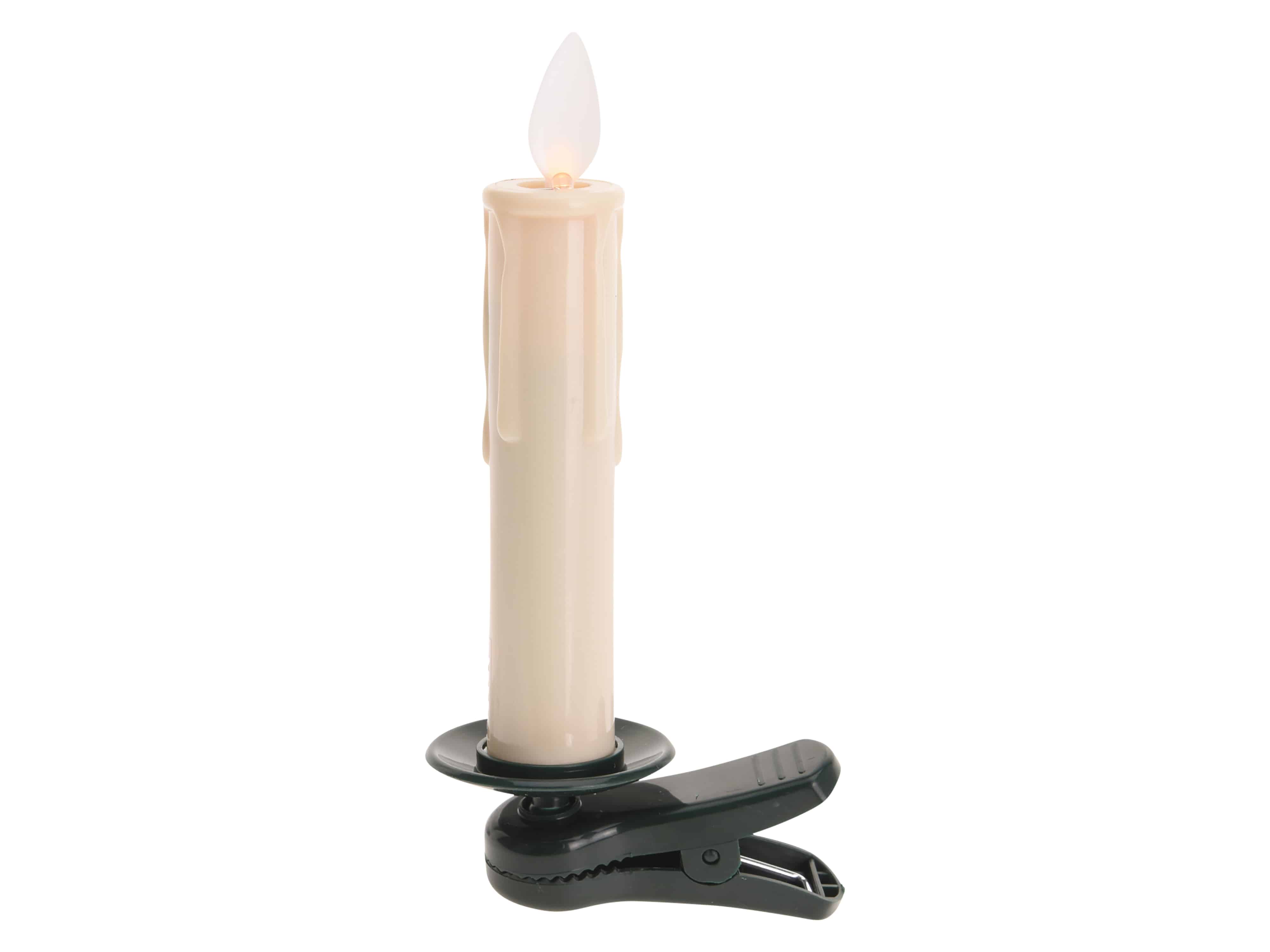 LED-Baumkerzen, 10er Set, kabellos mit FB, Timer LED-Baumkerzen, 10er Set mit FB, Timer