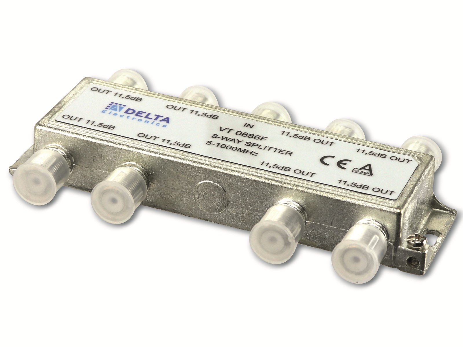 DELTA ELECTRONICS Antennenverteiler, VT 0886F, 8-fach, 11,5 dB