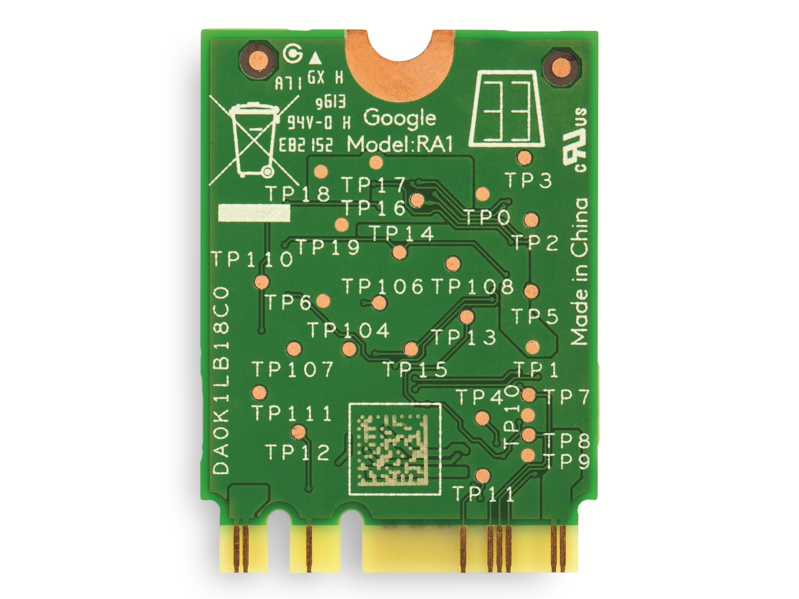 GOOGLE CORAL CORAL M.2 ACCELERATOR A+E KEY