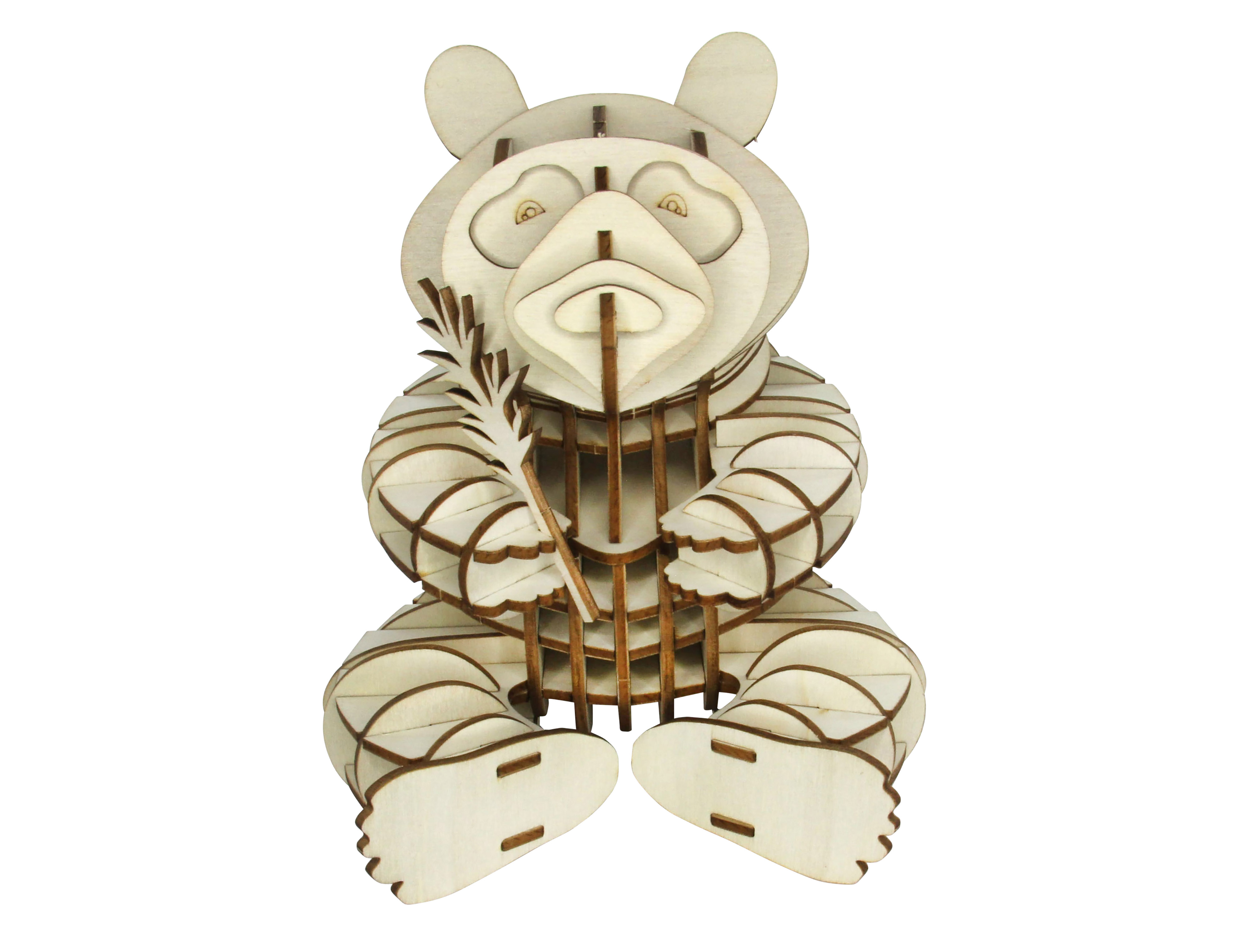 SOL-EXPERT 3D Holz Puzzle Panda Bär