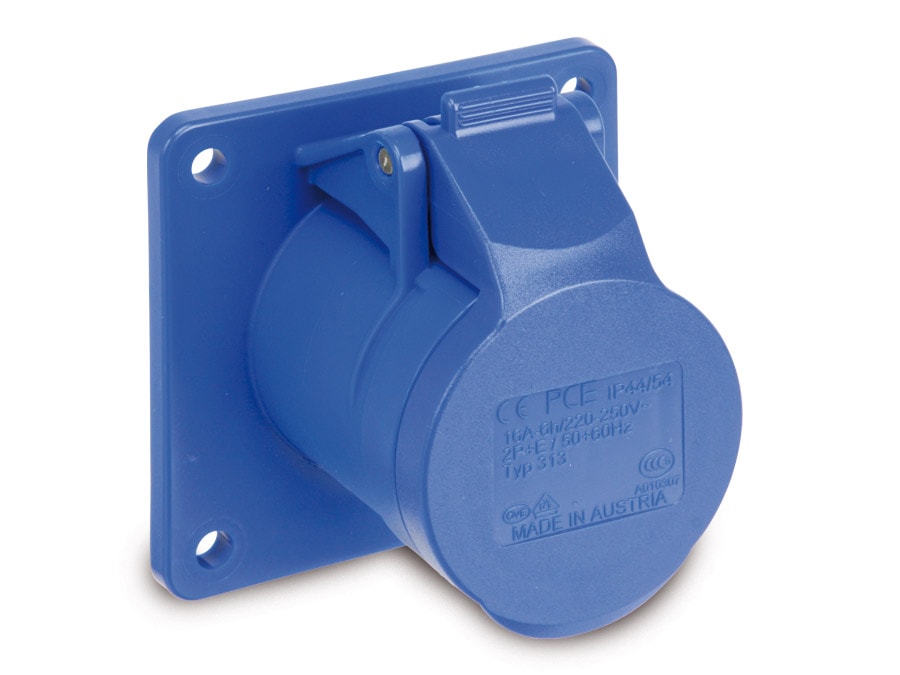 PCE CEE-Anbaukupplung 3-polig, 16 A, 230V, IP44