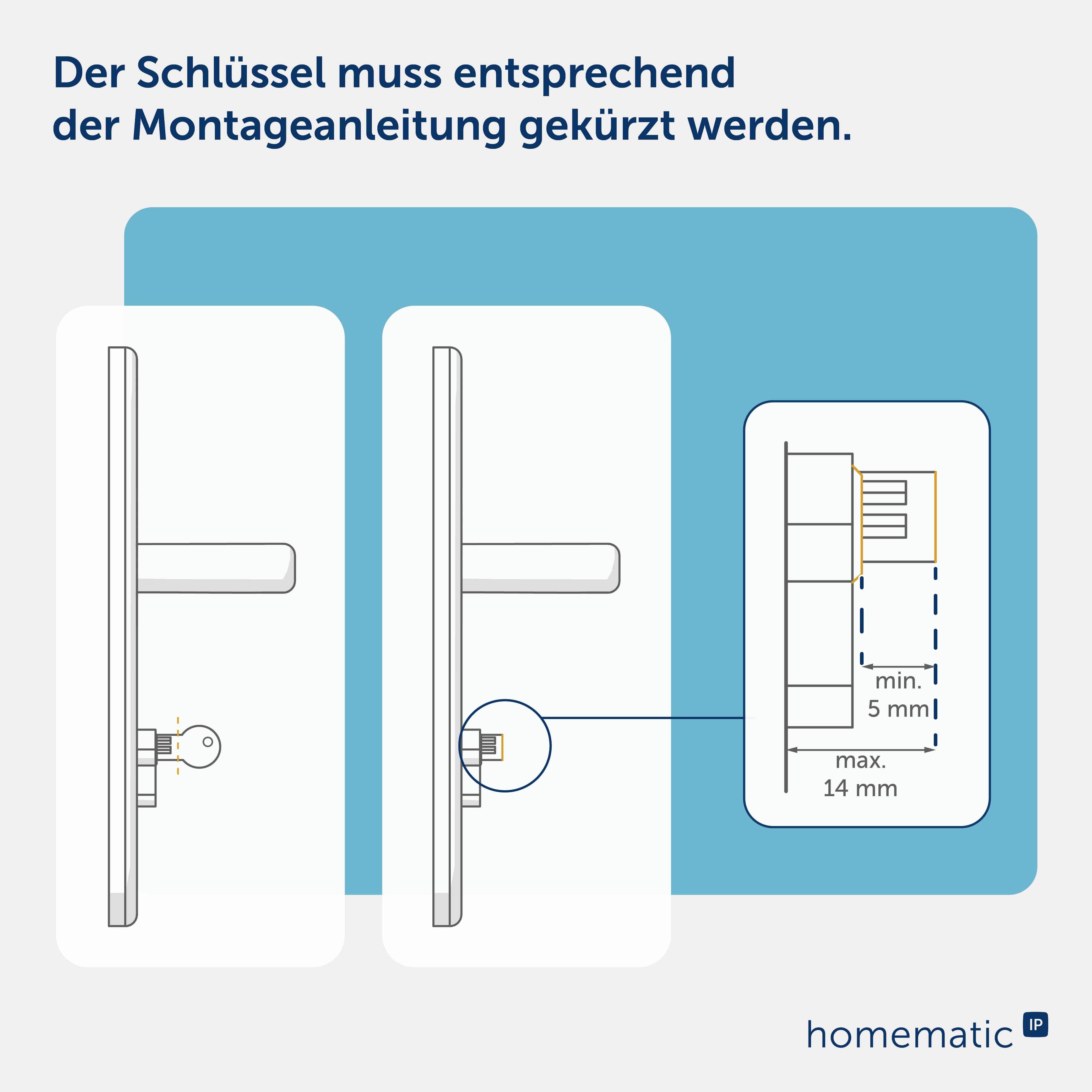 HOMEMATIC IP 161671A0, Türschlossantrieb pro, weiß