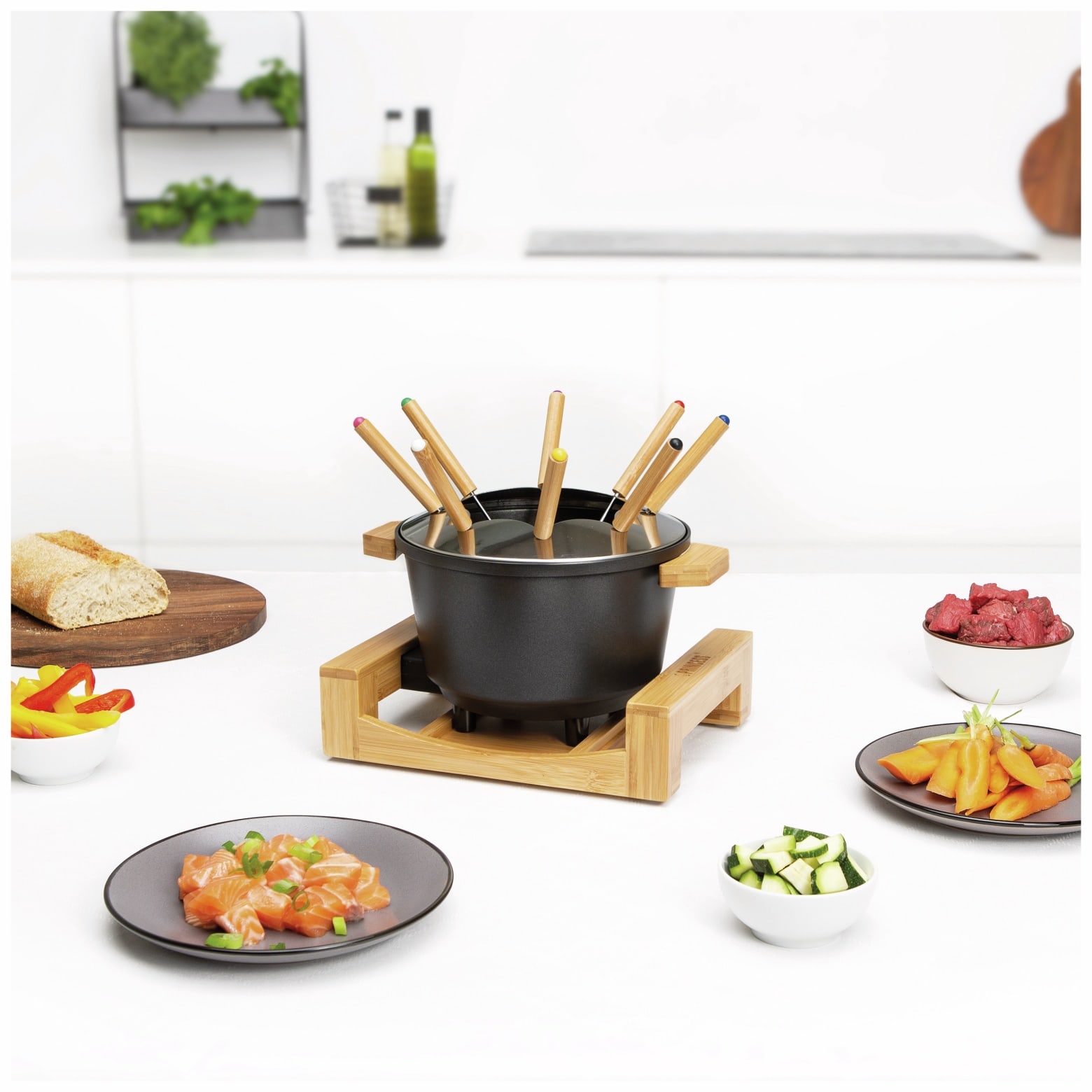 PRINCESS Fondue Pur, 800 W, 1,5 L, 8 Personen