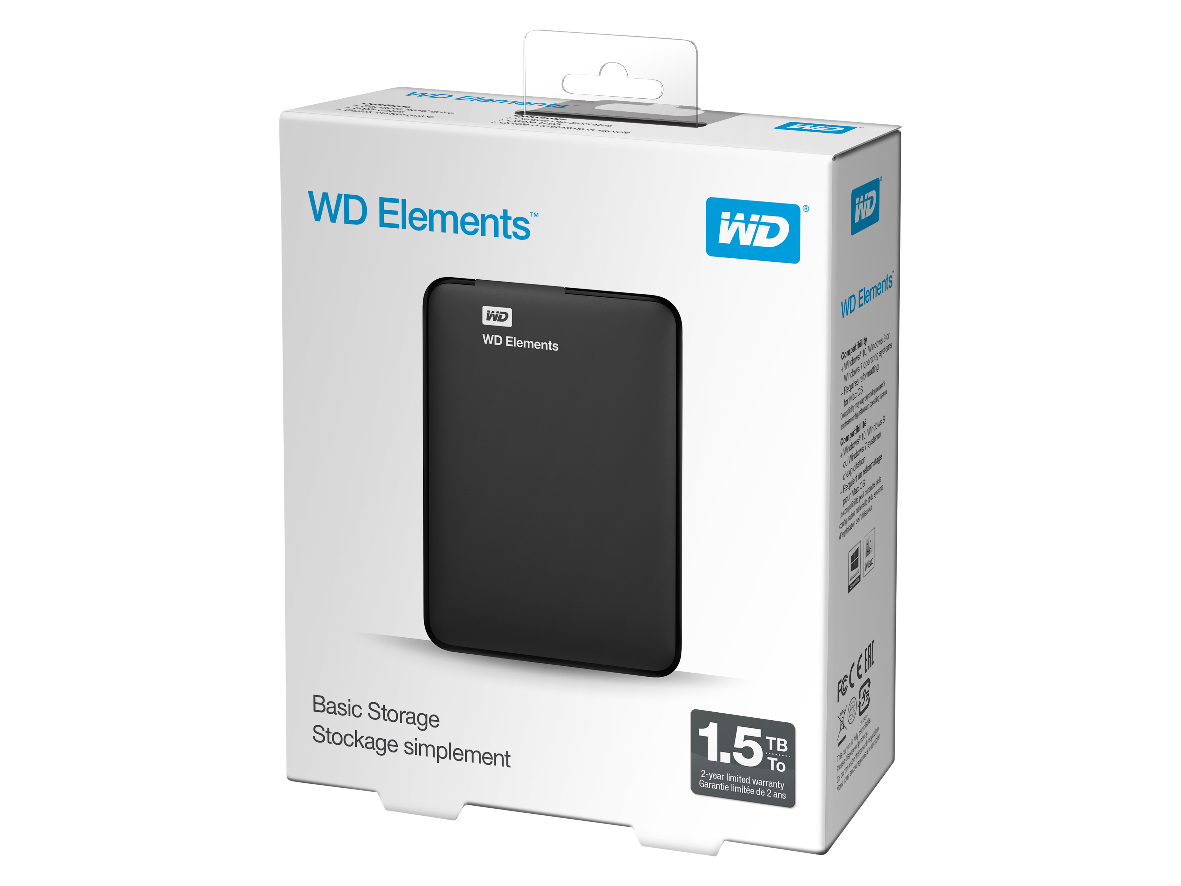 WESTERN DIGITAL USB 3.0 HDD Elements Portable 1.5TB