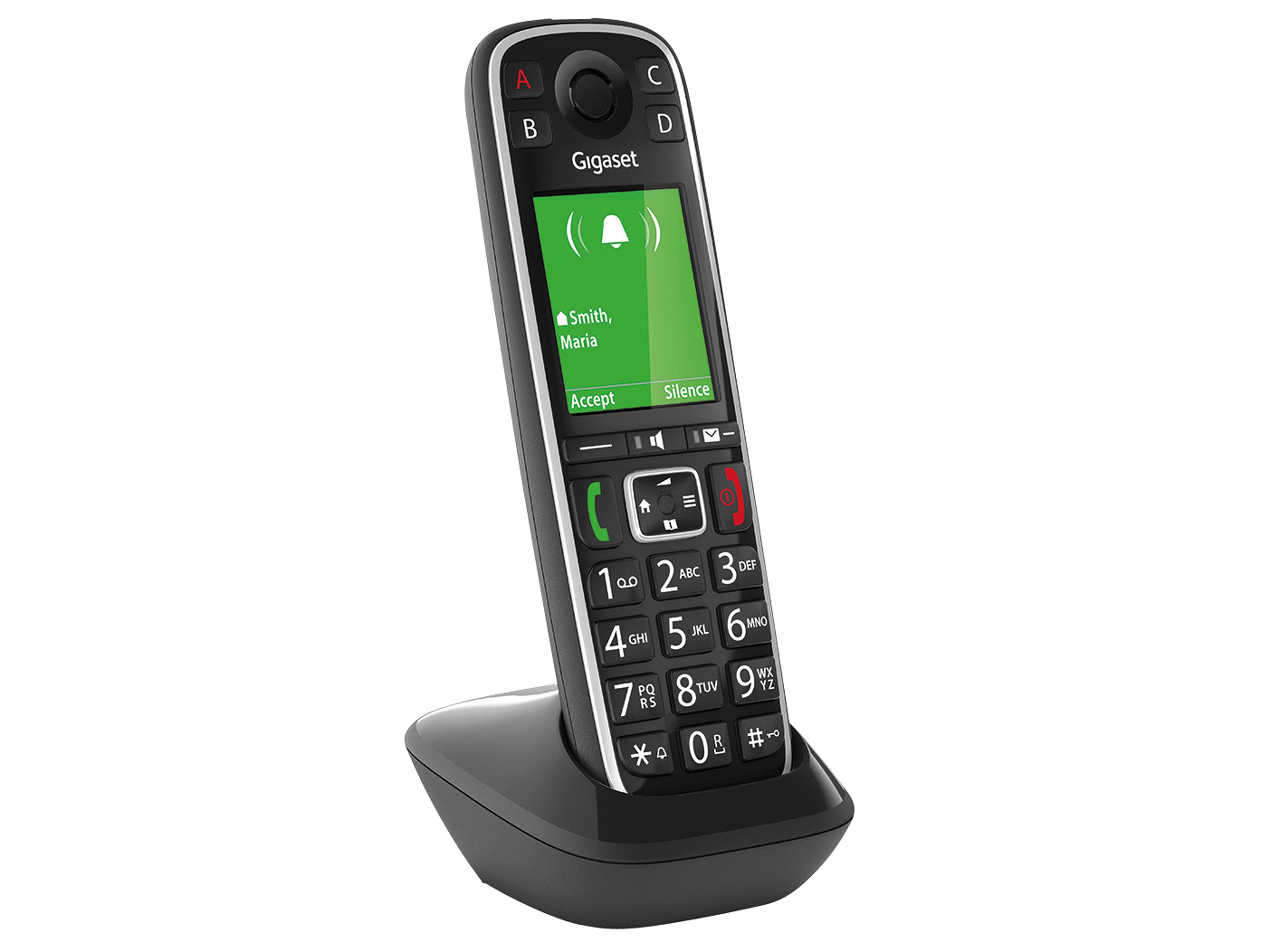 GIGASET DECT-Mobilteil E720HX schwarz GIGASET DECT-Mobilteil E720HX schwarz