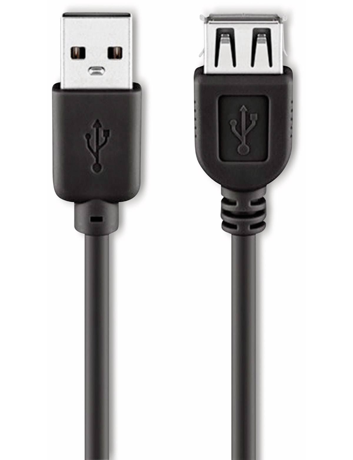 GOOBAY USB 2.0 Hi-Speed Verlängerung, A/A, 93599, 1,8 m, schwarz