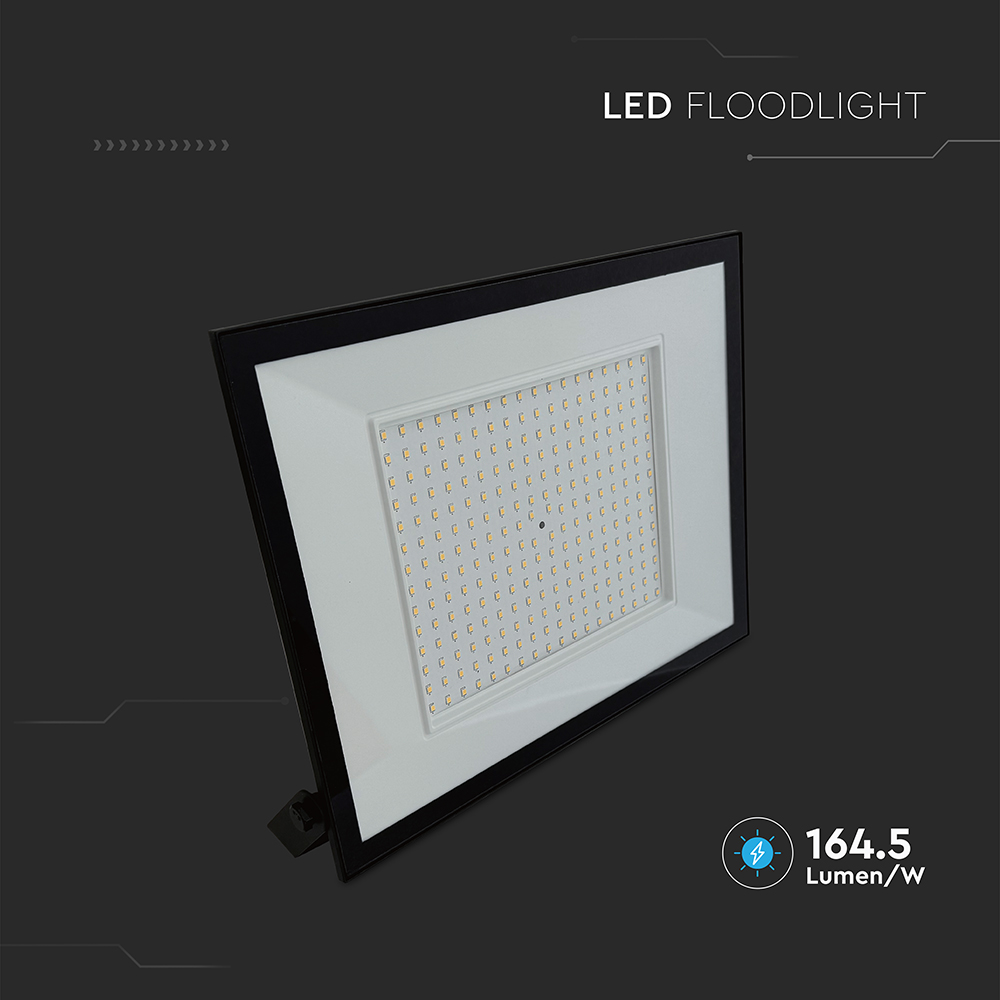 V-TAC LED-Fluter, VT-44208, 200 W, 6500K, EEK: F, 16450 lm, kaltweiß, IP65, schwarz V-TAC LED-Fluter, VT-44208, 200 W, 6500K, EEK: F, 16450 lm, kaltweiß, IP65, schwarz