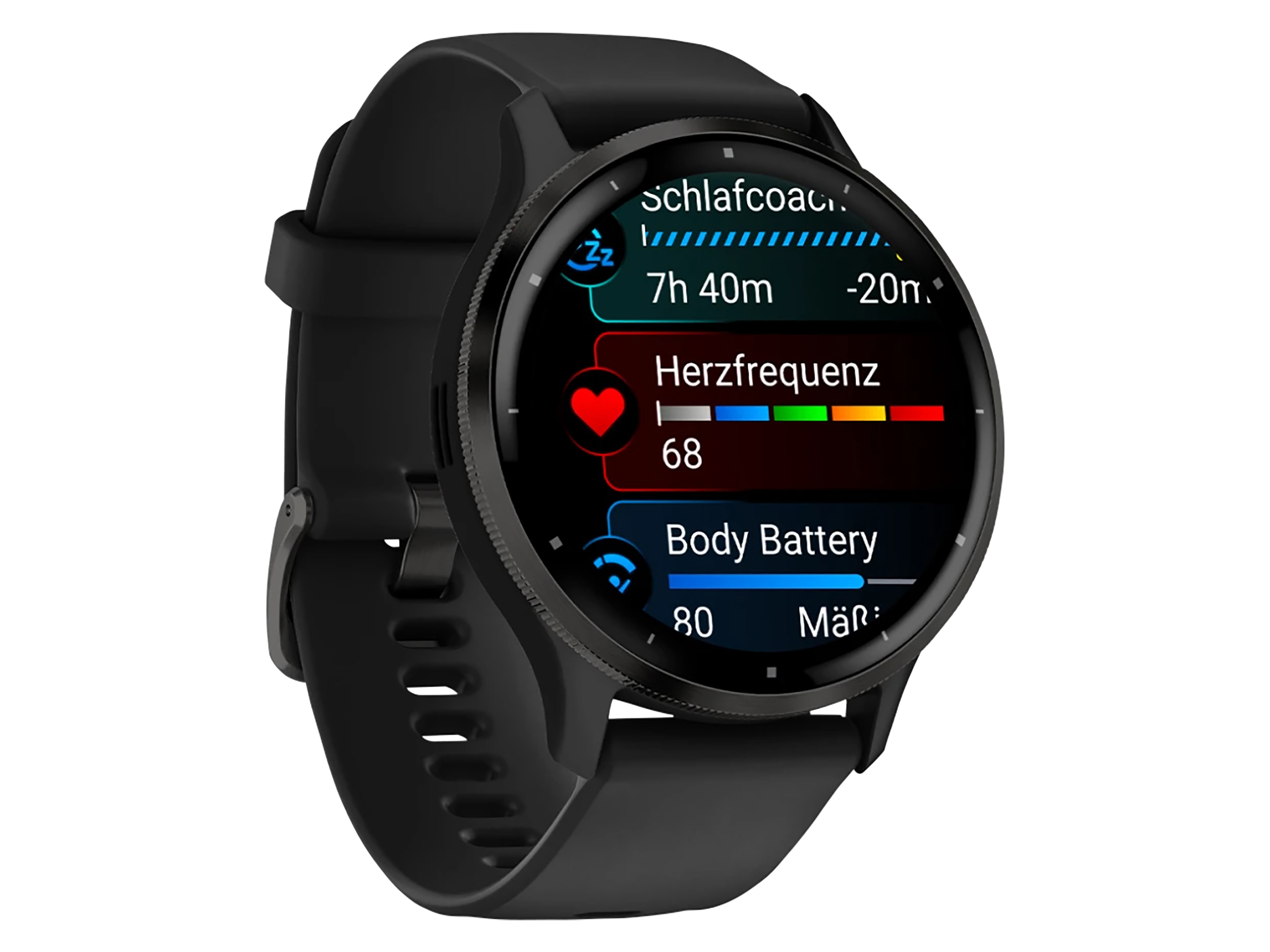 GARMIN Smartwatch Venu 3 schwarz/schiefergrau Silikon