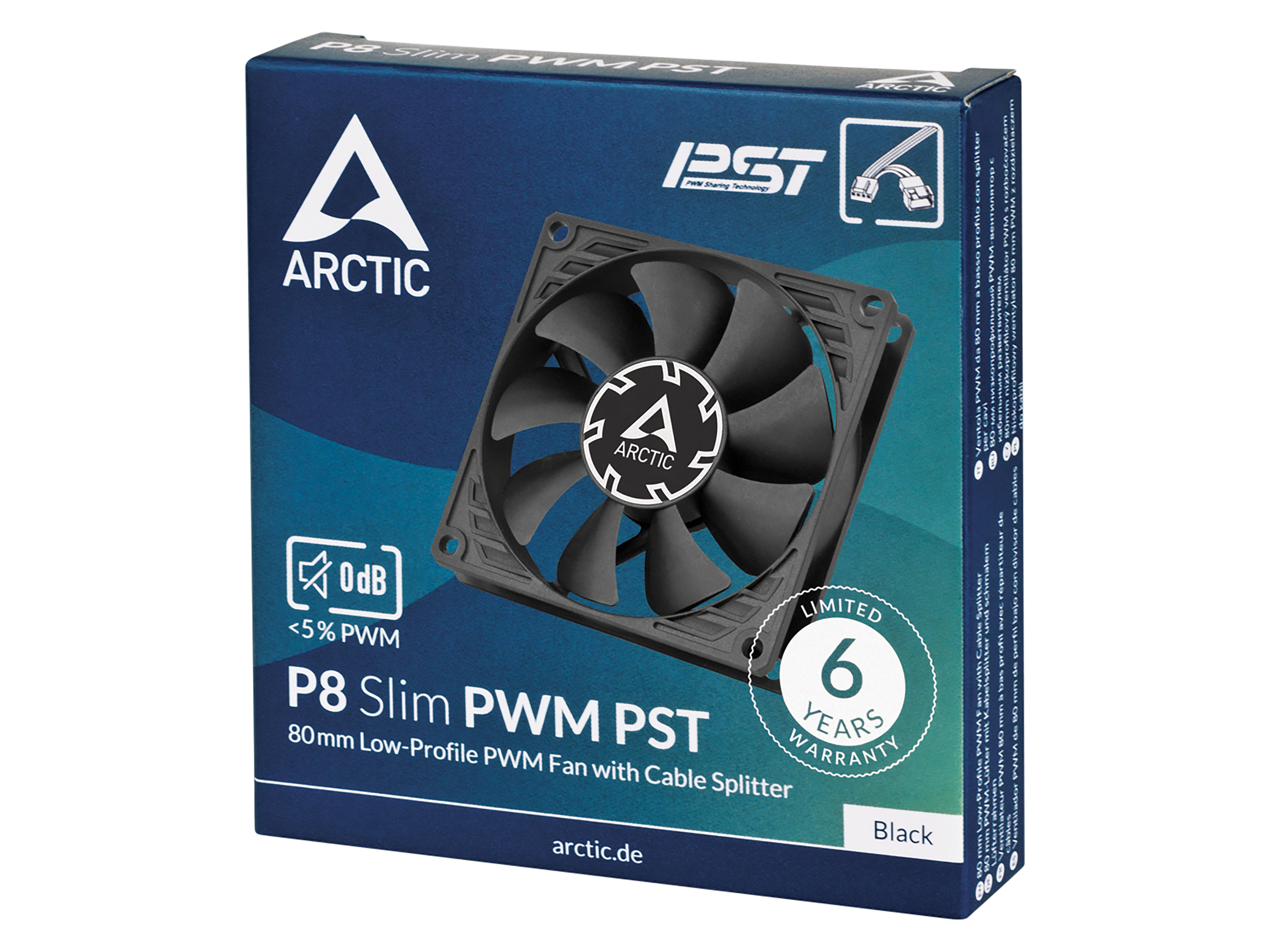 ARCTIC Lüfter P8 Slim PWM PST