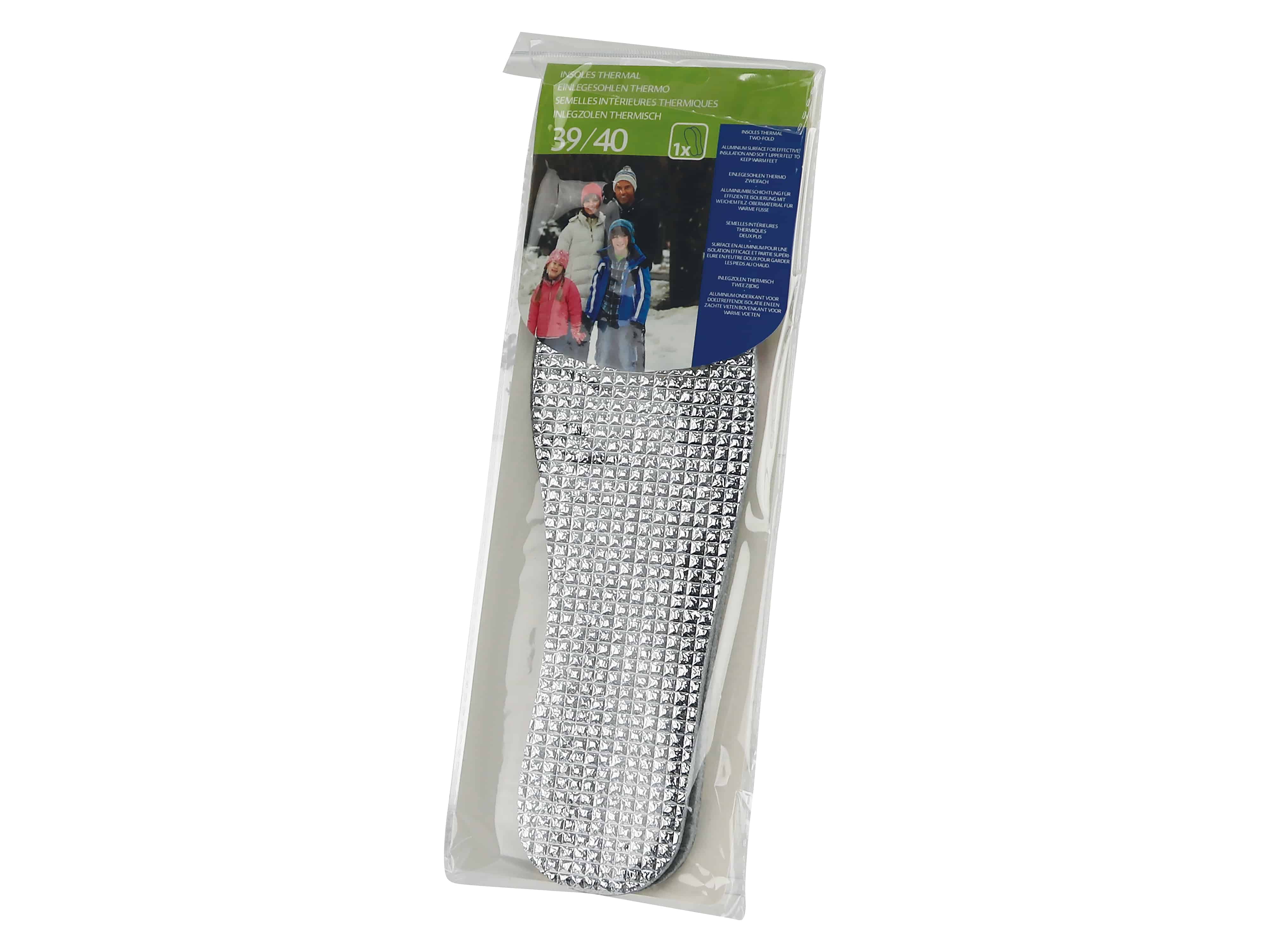 Thermo-Schuheinlegesole, Größe 39/40