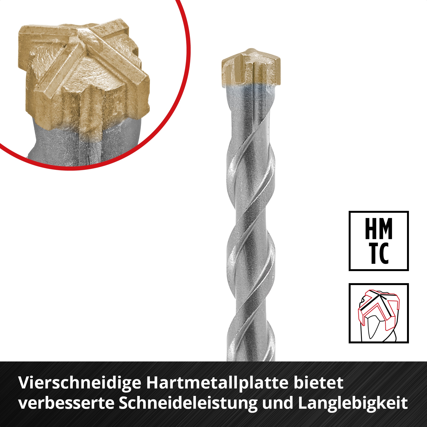 KWB SDS-Plus Hammerbohrer, 268312, 12x260 mm KWB SDS-Plus Hammerbohrer, 268312, 12x260 mm