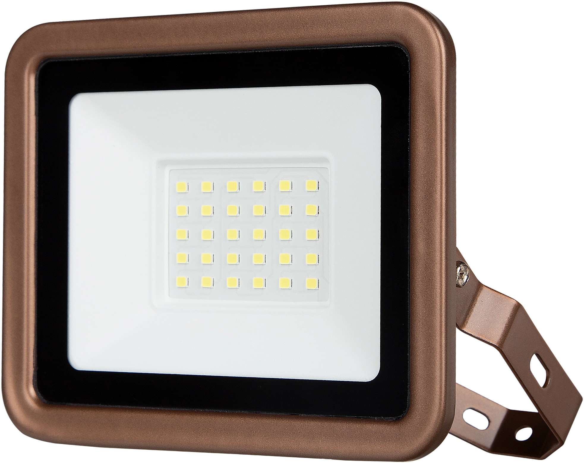 REV LED-Fluter Eco+, 20W, 6500K, 1700lm, kaltweiß, IP65, bronze