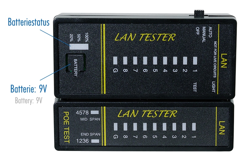 LOGILINK Netzwerk-Kabeltester WZ0080