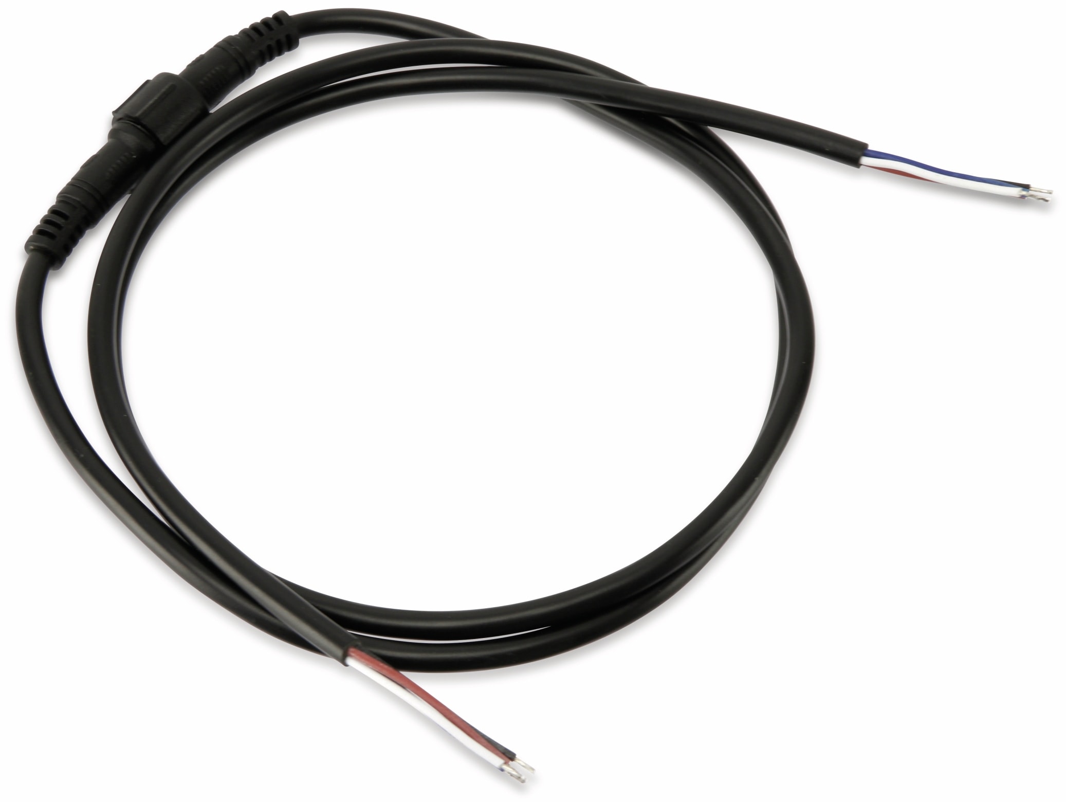 Wasserdichtes Steckverbindungsset, Stecker/Kupplung, 1 m, 4-polig Wasserdichtes Steckverbindungsset, Stecker/Kupplung, 1 m, 4-polig