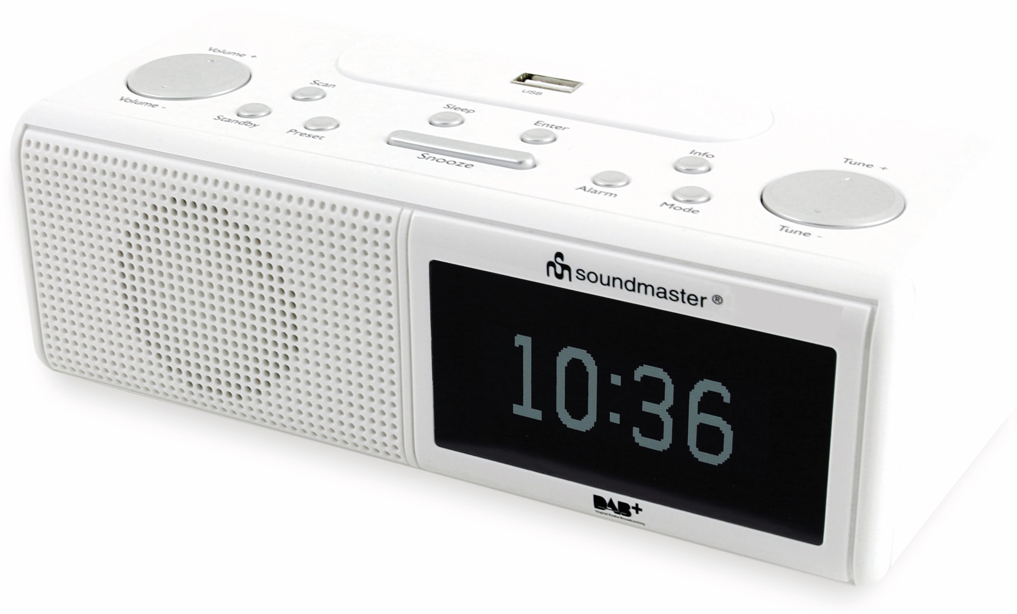 SOUNDMASTER Radiowecker UR8350WE, DAB+, weiß SOUNDMASTER Radiowecker UR8350WE, DAB+, weiß