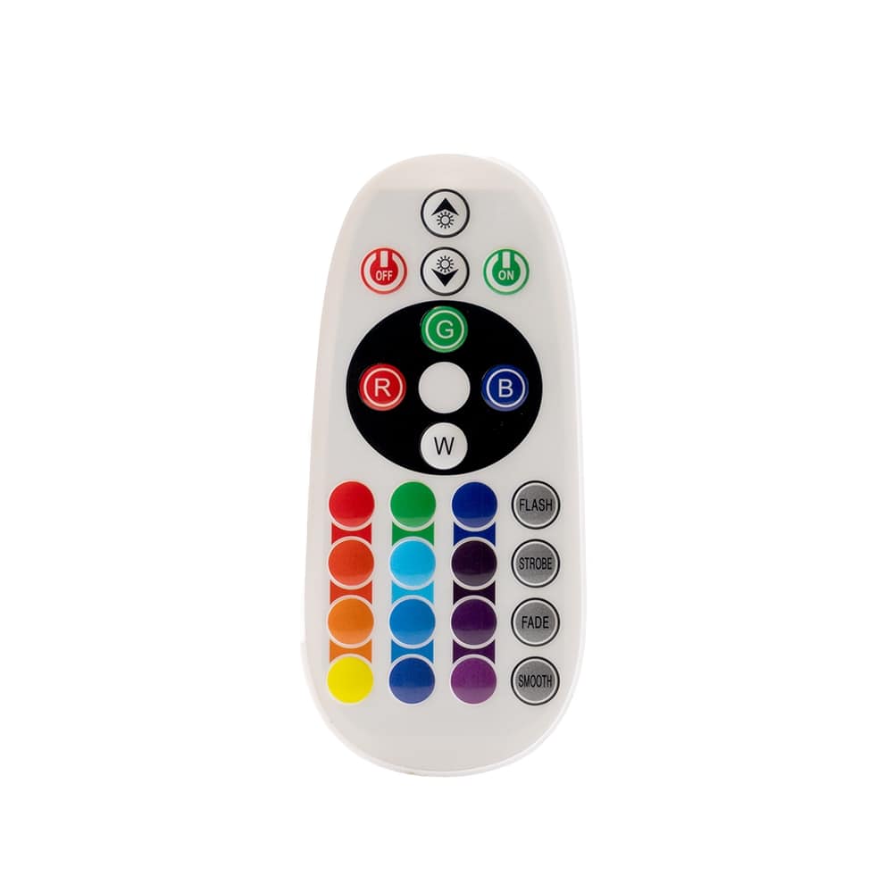 LUXULA RGB LED-Fluter LX400181, 20W, IP65, schwarz, mit Fernbedienung