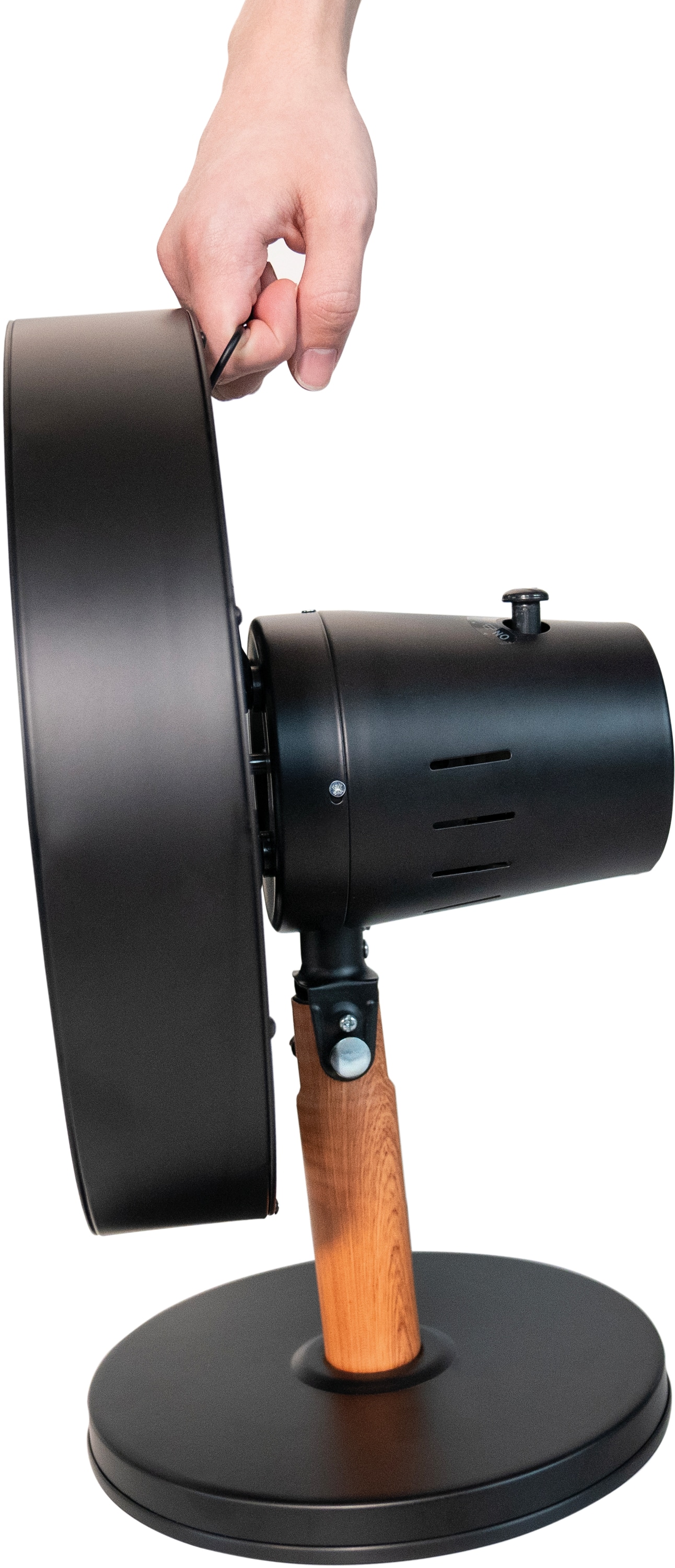 UNOLD Tischventilator 86715, Black Steel, 35 W
