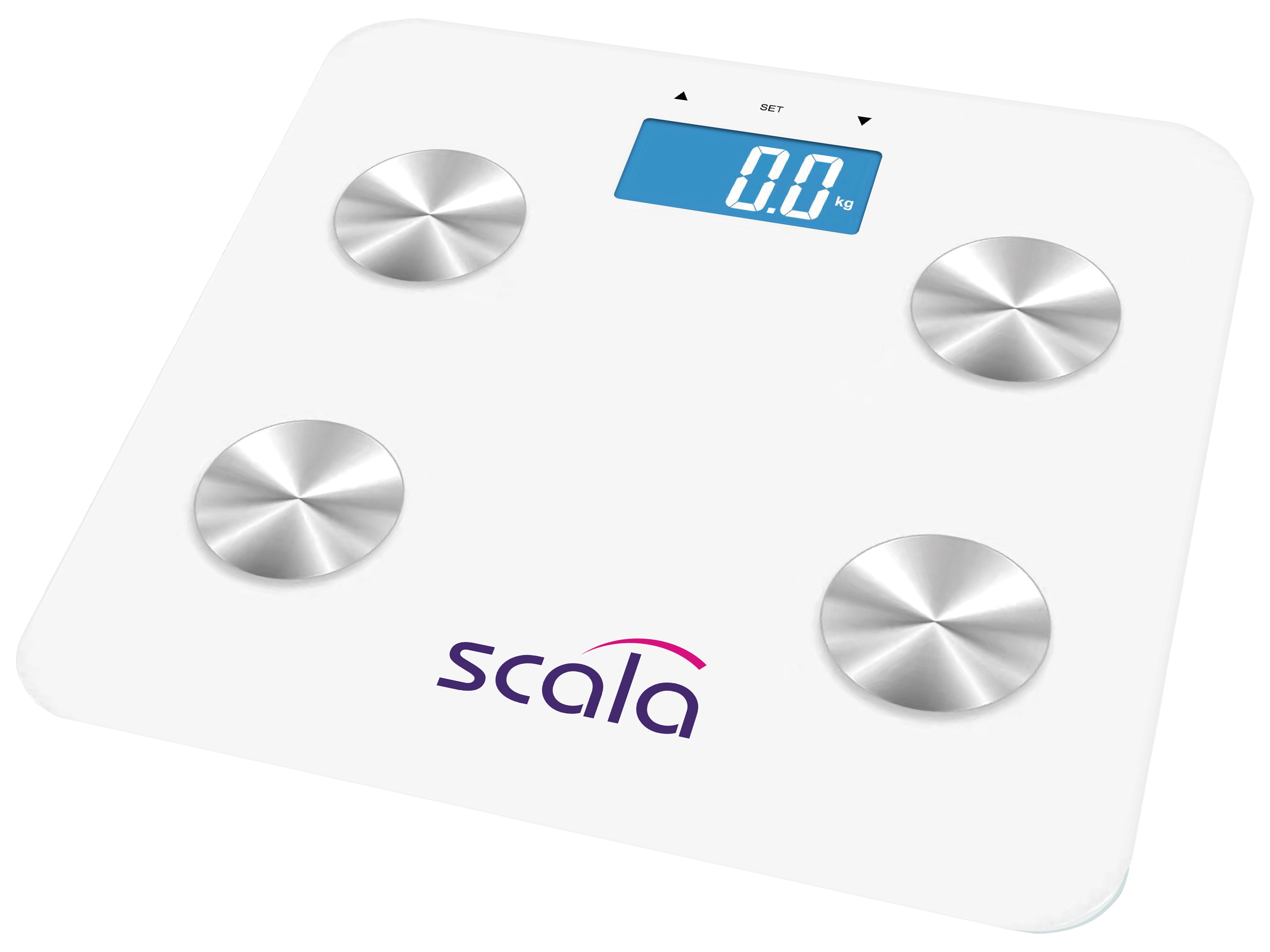 SCALA Personenwaage SC 4280, digital, Körperfett, 180 kg, weiß SCALA Personenwaage SC 4280, digital, Körperfett, 180 kg, weiß