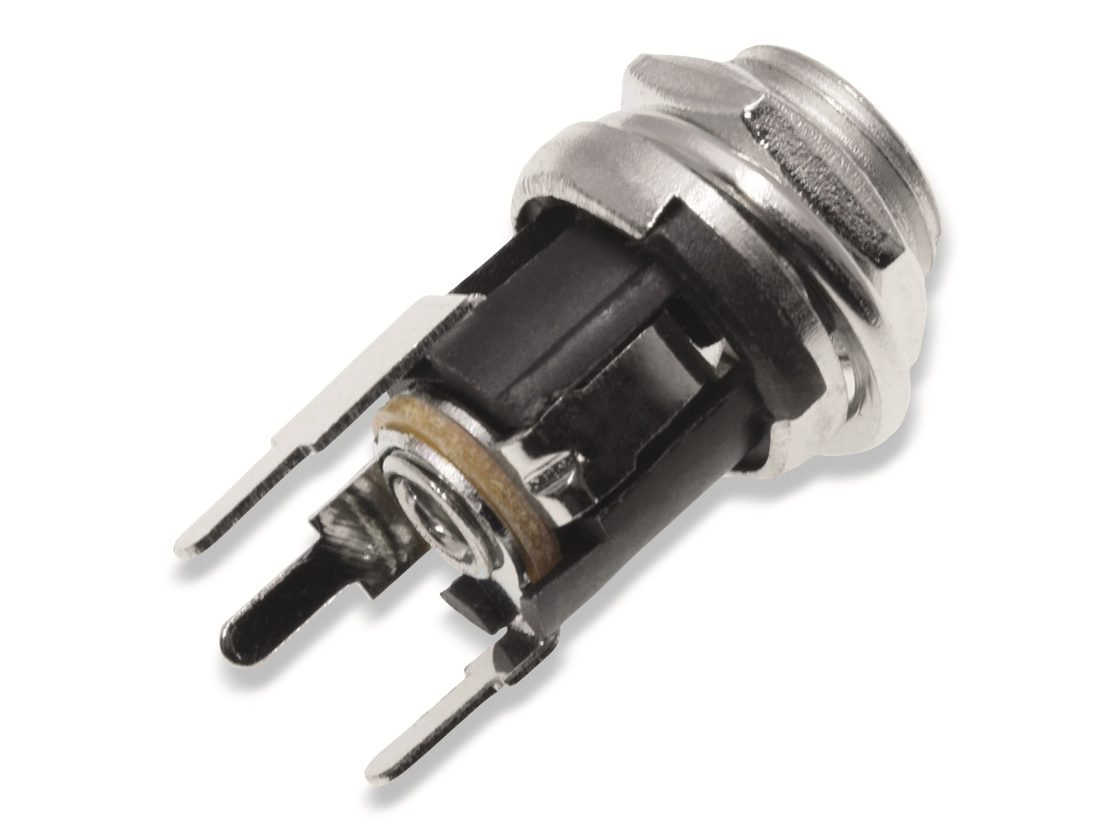 Einbau-Hohlbuchse, für Stecker 5,5/2,5 mm, Printanschluss ECON CONNECT Einbau-Hohlbuchse, für Stecker 5,5/2,5 mm, Printanschluss