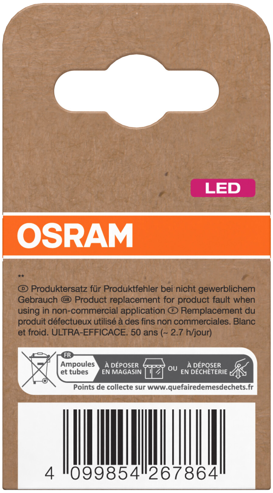 OSRAM LED-Reflektorlampe, GU10, 4,7 W, 4000 K, EEK: A, 840 lm, neutralweiß