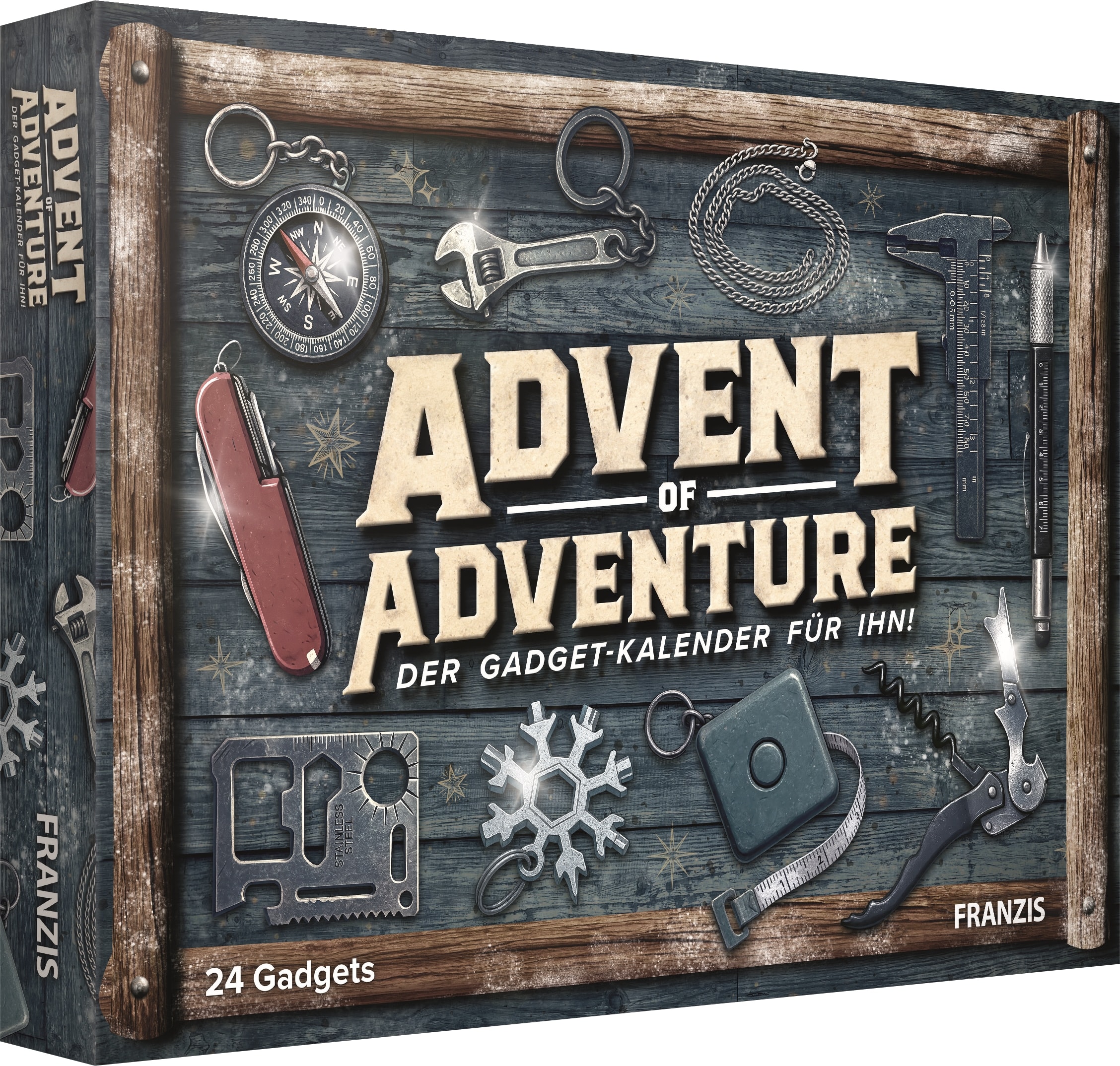 FRANZIS Advent of Adventure – Der Gadget-Kalender für Ihn