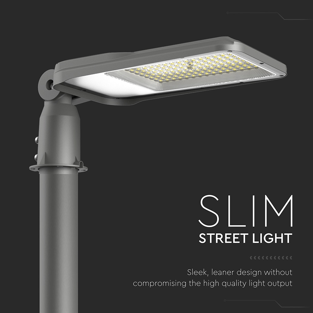 V-TAC LED-Straßenleuchte, VT-105ST, EEK: E, 100 W, 9400 lm, 6500 K, Schwarz