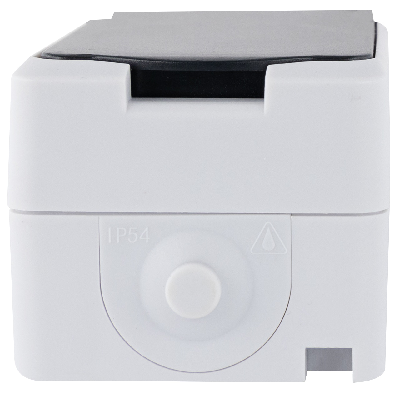 REV Feuchtraum-Steckdosenkombi AquaMini. Aufputz, Aus- u. Wechselschalter