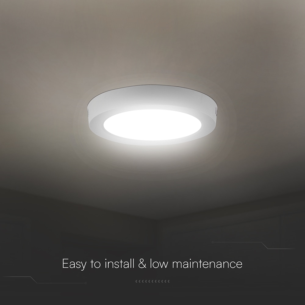 V-TAC LED-Deckenleuchte VT78766, EEK: E, 18W, 1980lm, 3000K/4000K/6500K V-TAC LED-Deckenleuchte VT78766, EEK: E, 18W, 1980lm, 3000K/4000K/6500K