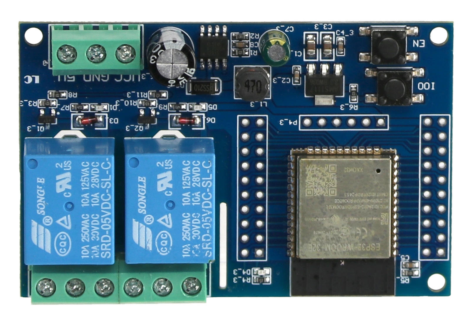 DAYPOWER Relaismodul ESP32-2R-D5, 2-Kanal