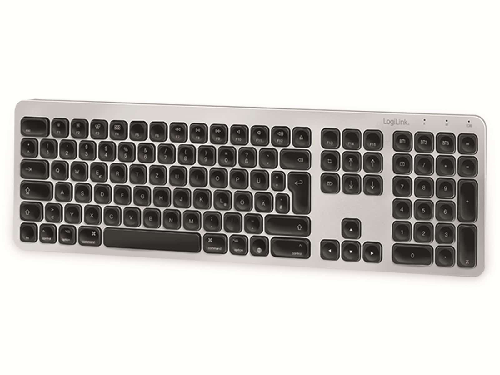 LOGILINK Bluetooth-Tastatur ID0206, grau