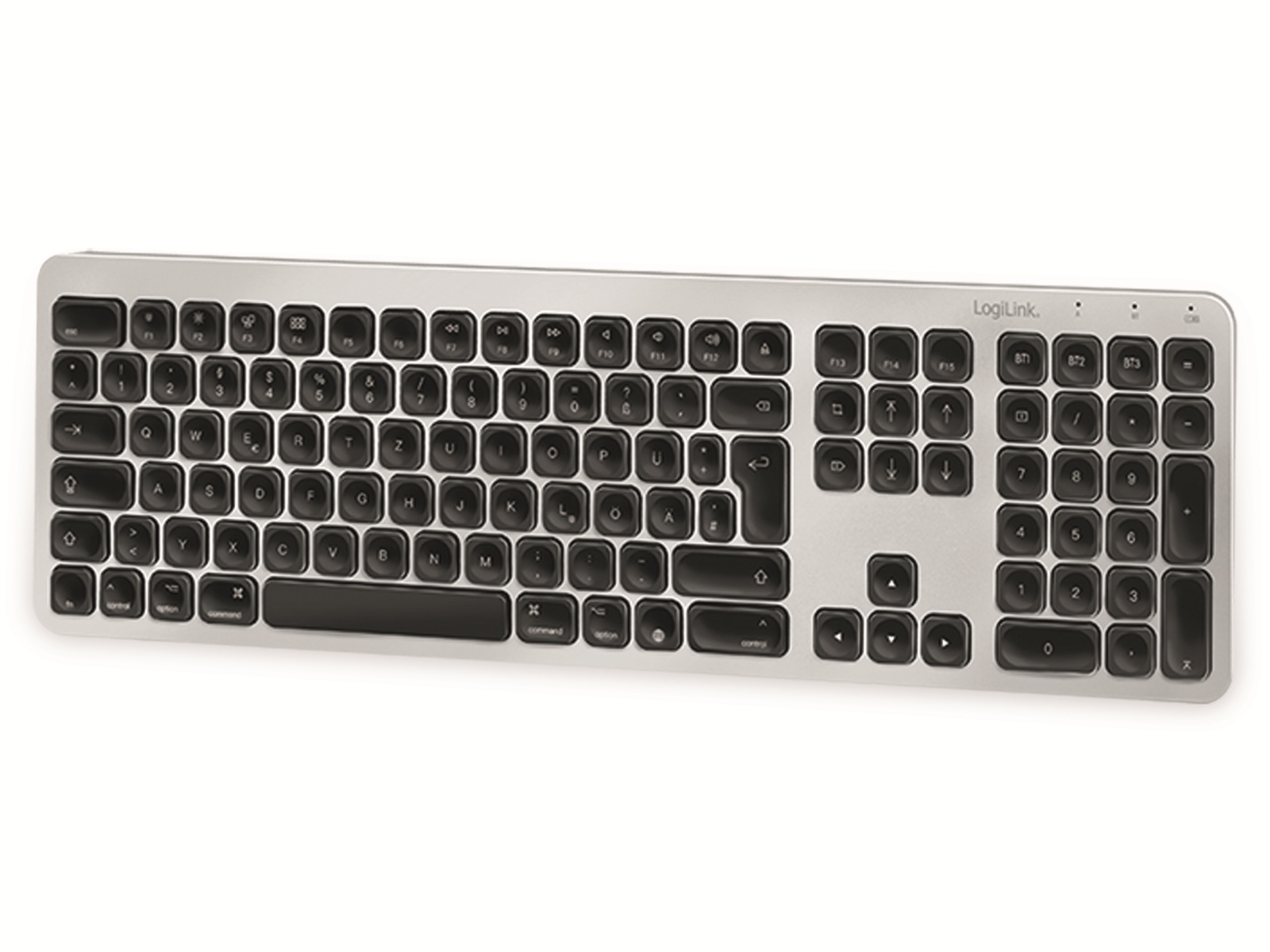 LOGILINK Bluetooth-Tastatur ID0206, grau LOGILINK Bluetooth-Tastatur ID0206, grau