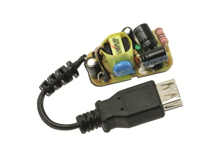 Schaltnetzteil mit USB-A-Ausgang SUNNY NE1000, 5 V-/0,3 A Schaltnetzteil mit USB-A-Ausgang SUNNY NE1000, 5 V-/0,3 A
