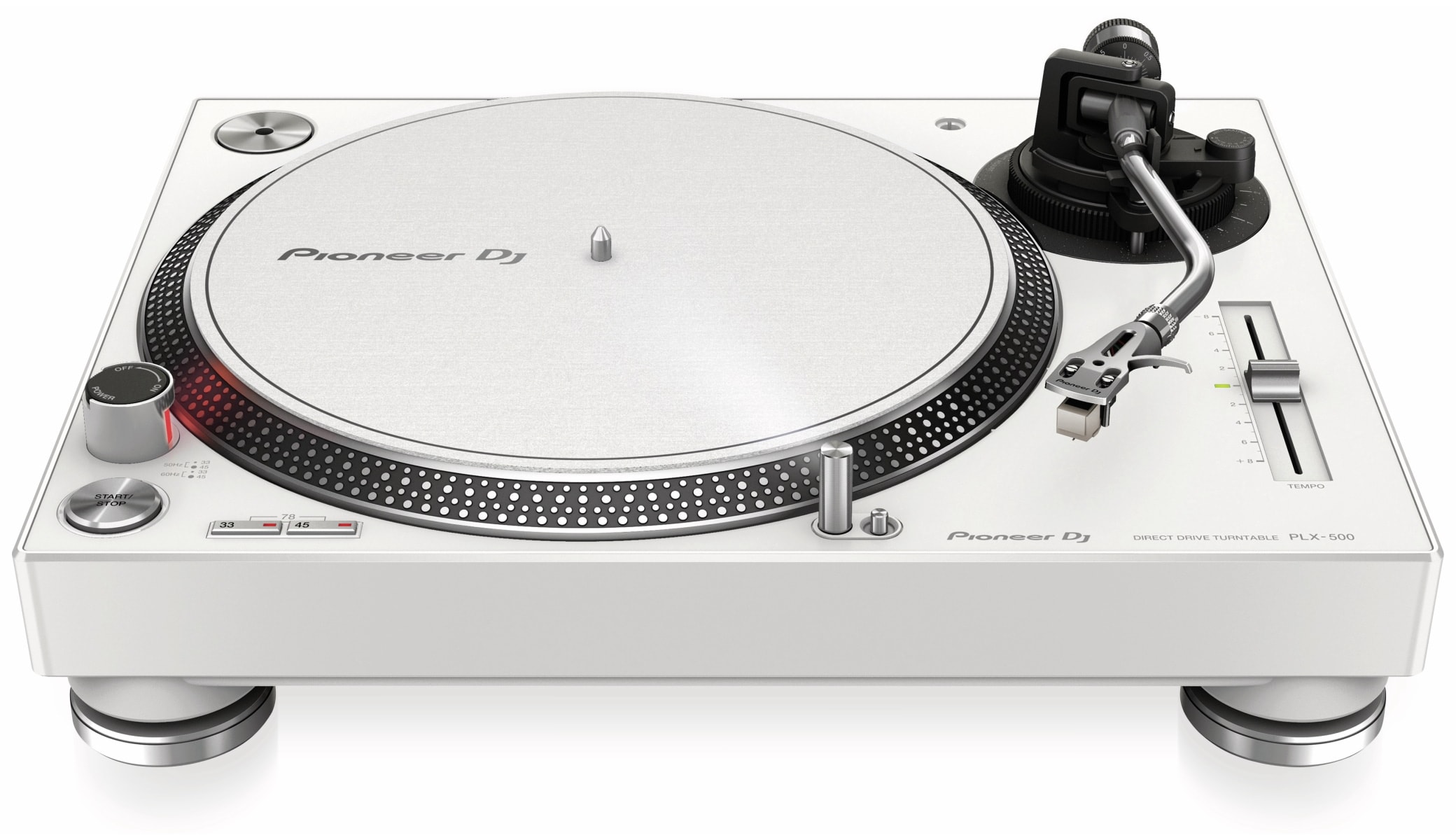 Pioneer DJ Schallplattenspieler PLX-500-W, weiß