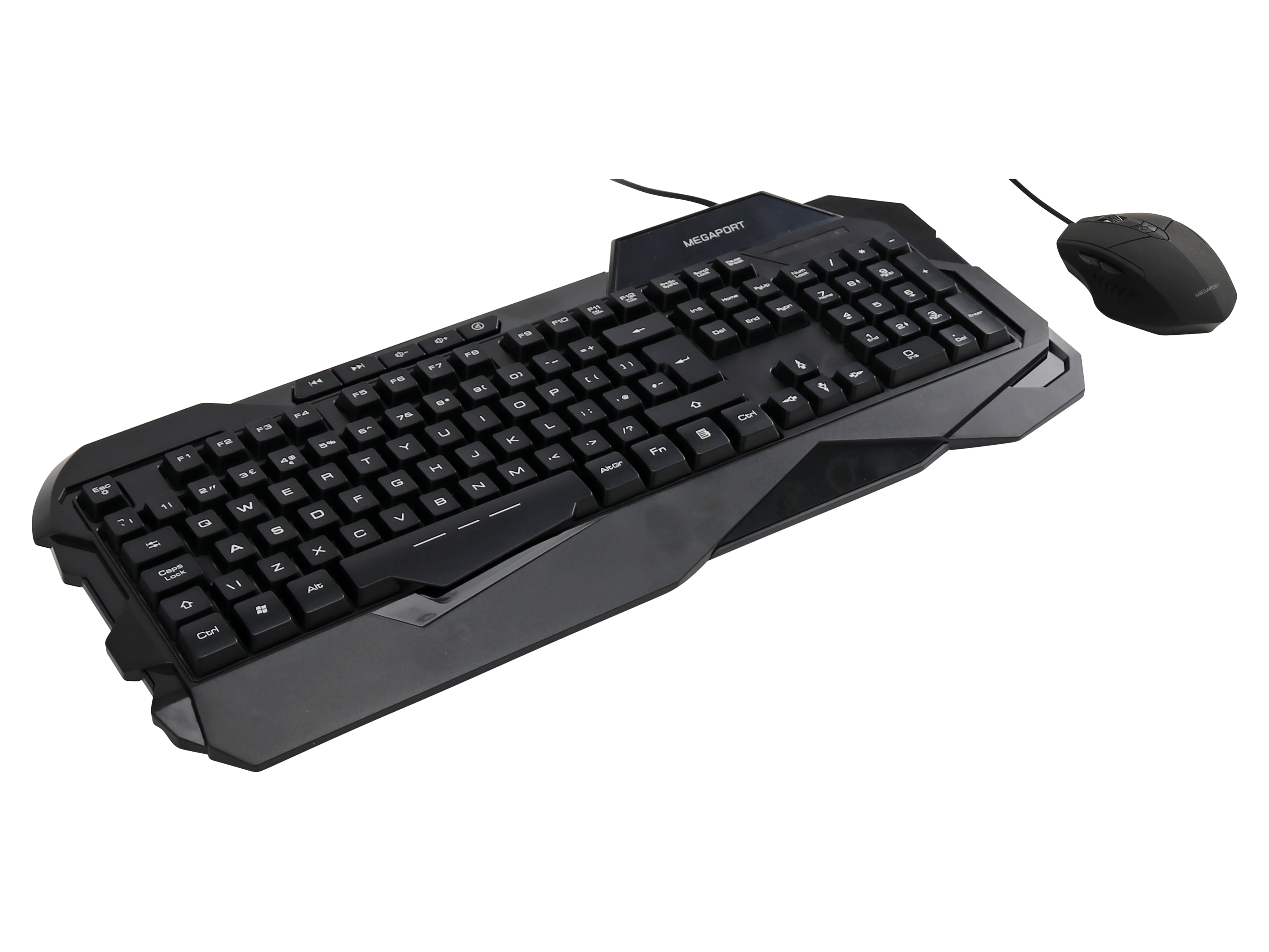 Tastatur/Maus-Set, MEGAPORT, M-GCM500, englisches Tastaturlayout