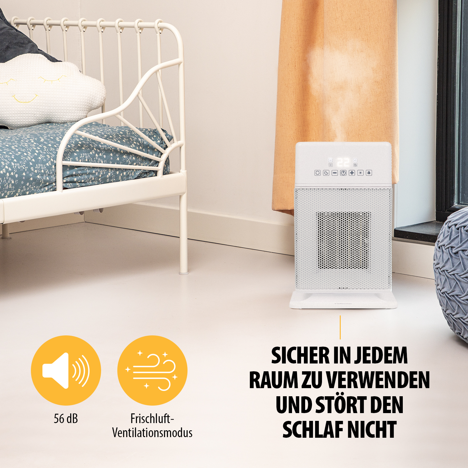 TRISTAR Keramik-Heizlüfter KA-5266, 1800 W