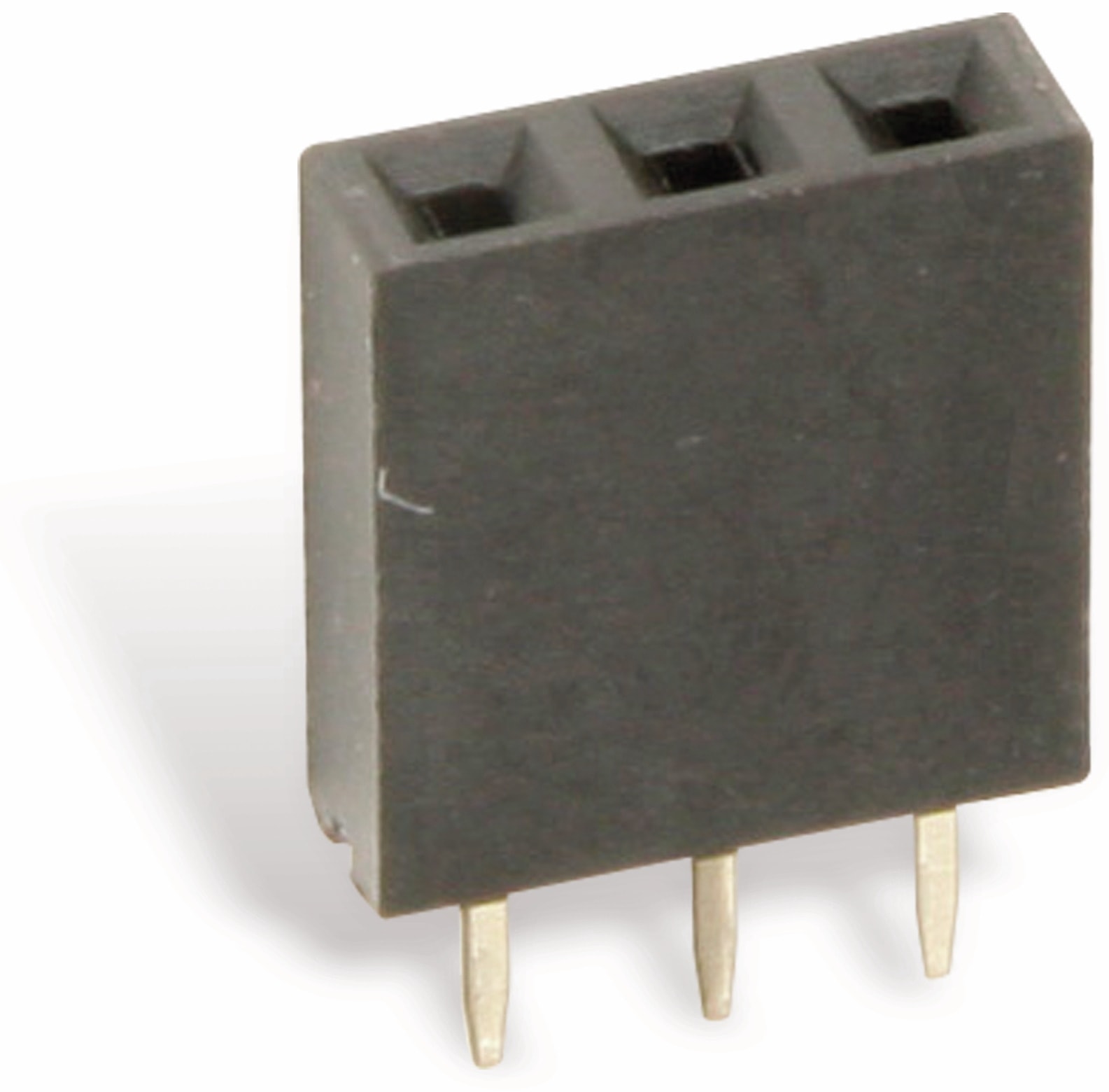 CONNFLY ELECTRONIC Buchsenleiste, vergoldet, 1x 3-polig CONNFLY ELECTRONIC Buchsenleiste, vergoldet, 1x 3-polig