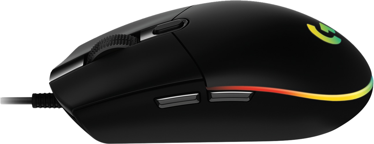 LOGITECH Gamingmaus G102 Lightsync schwarz