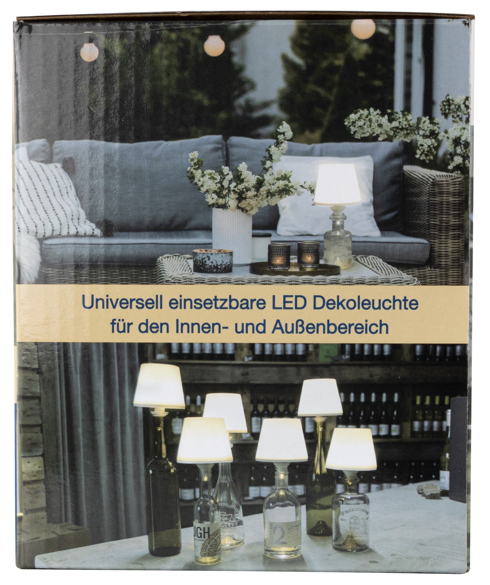 REV LED-Flaschenleuchte 2021001730, weiß REV LED-Flaschenleuchte 2021001730, weiß