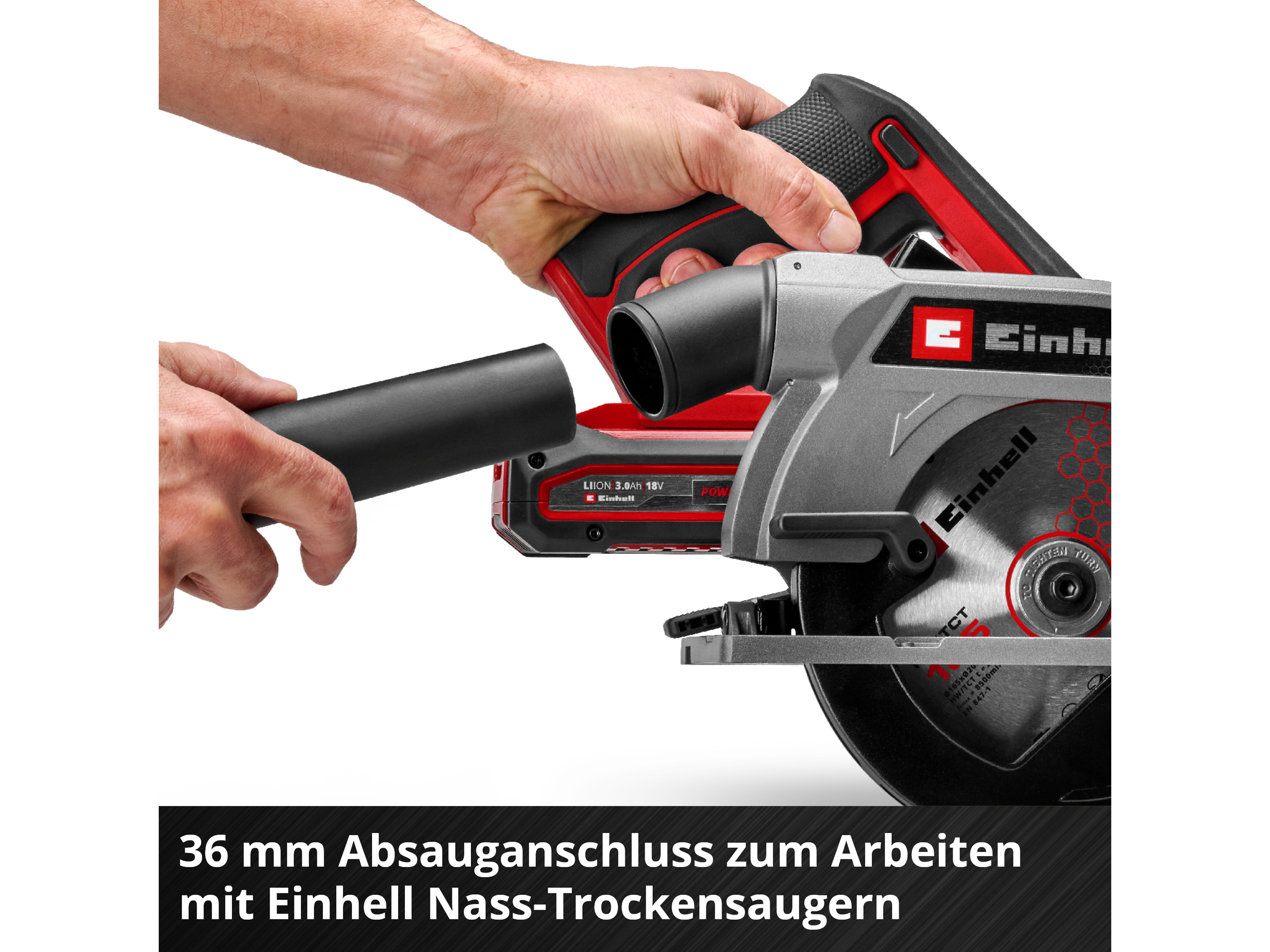 EINHELL Akku-Handkreissäge TE-CS18/165-2, Li, 4331230, Solo